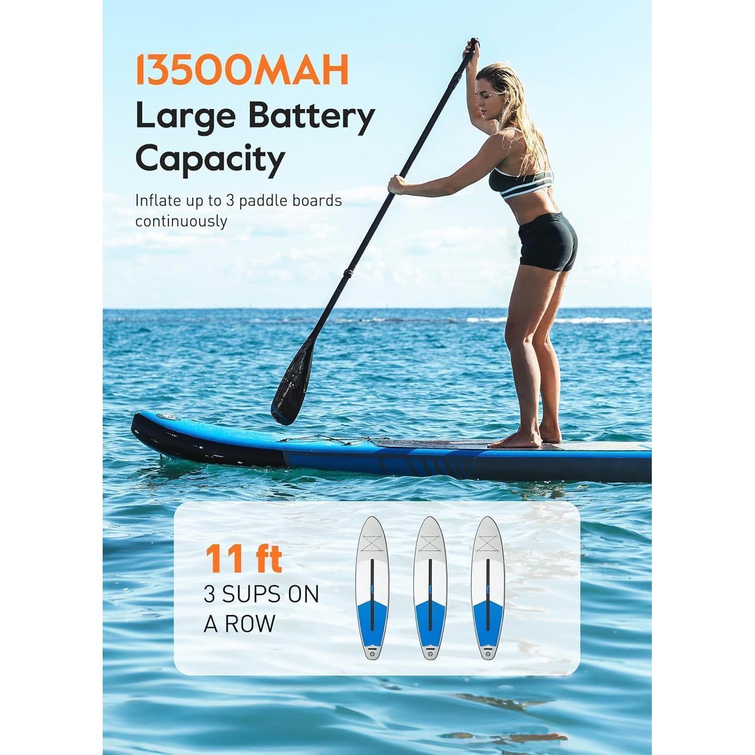 Bomba de Aire Recargable GiveBest para Paddle Board 20 PSI