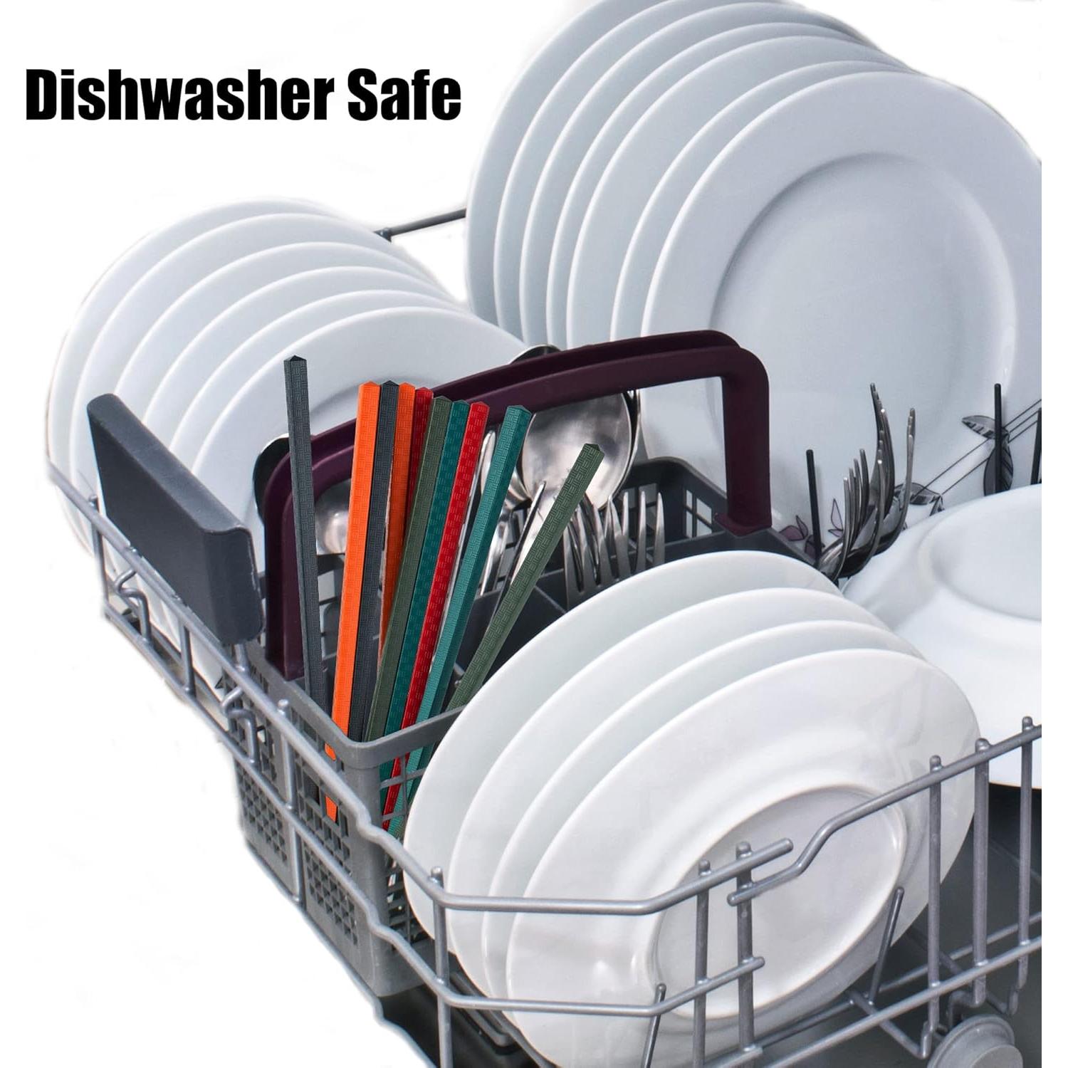 Palillos Reutilizables de Fibra de Vidrio Supjoyes 24.1 cm 5 Pares