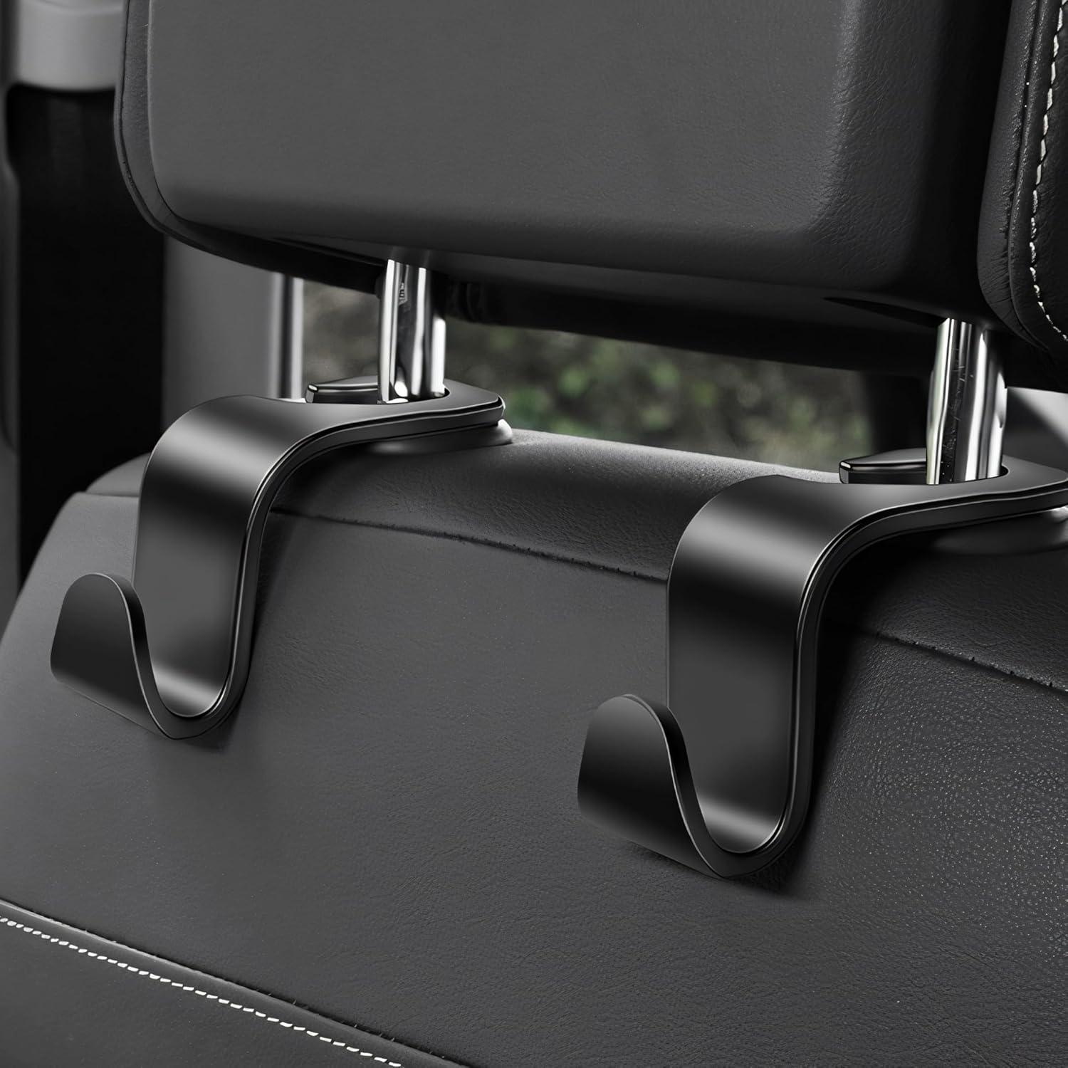 Gancho para reposacabezas de coche DOSAYA - 4 unidades negro