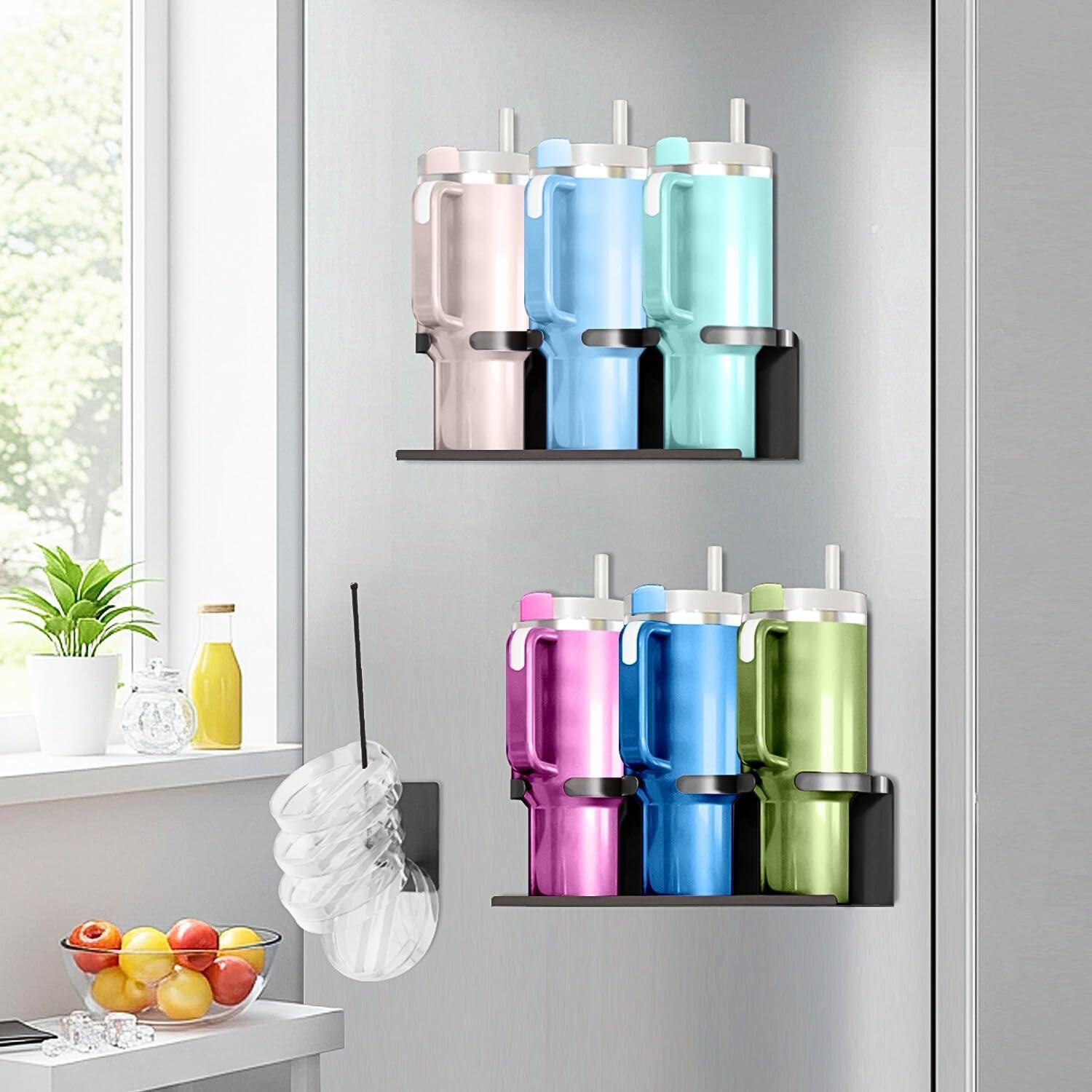 Soporte Magnético para Tazas Stanley 20/30/40 oz - Organizador Negro