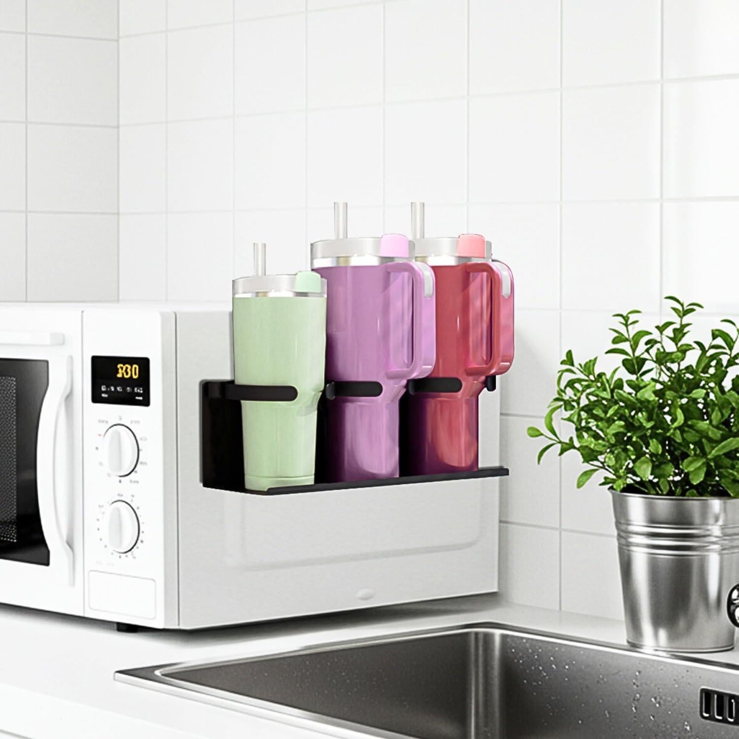 Soporte Magnético para Tazas Stanley 20/30/40 oz - Organizador Negro