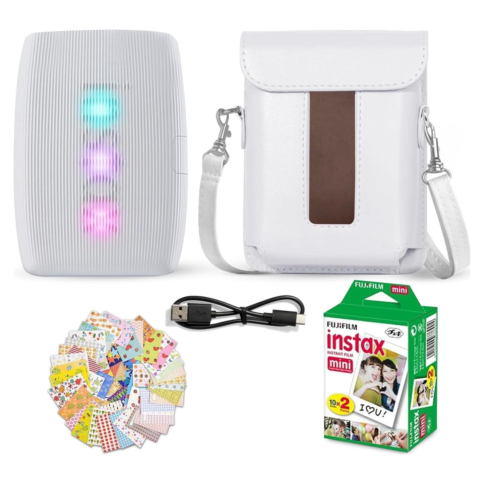 Impresora Fujifilm Instax Mini Link 3 Blanca Arcilla + 20 Hojas