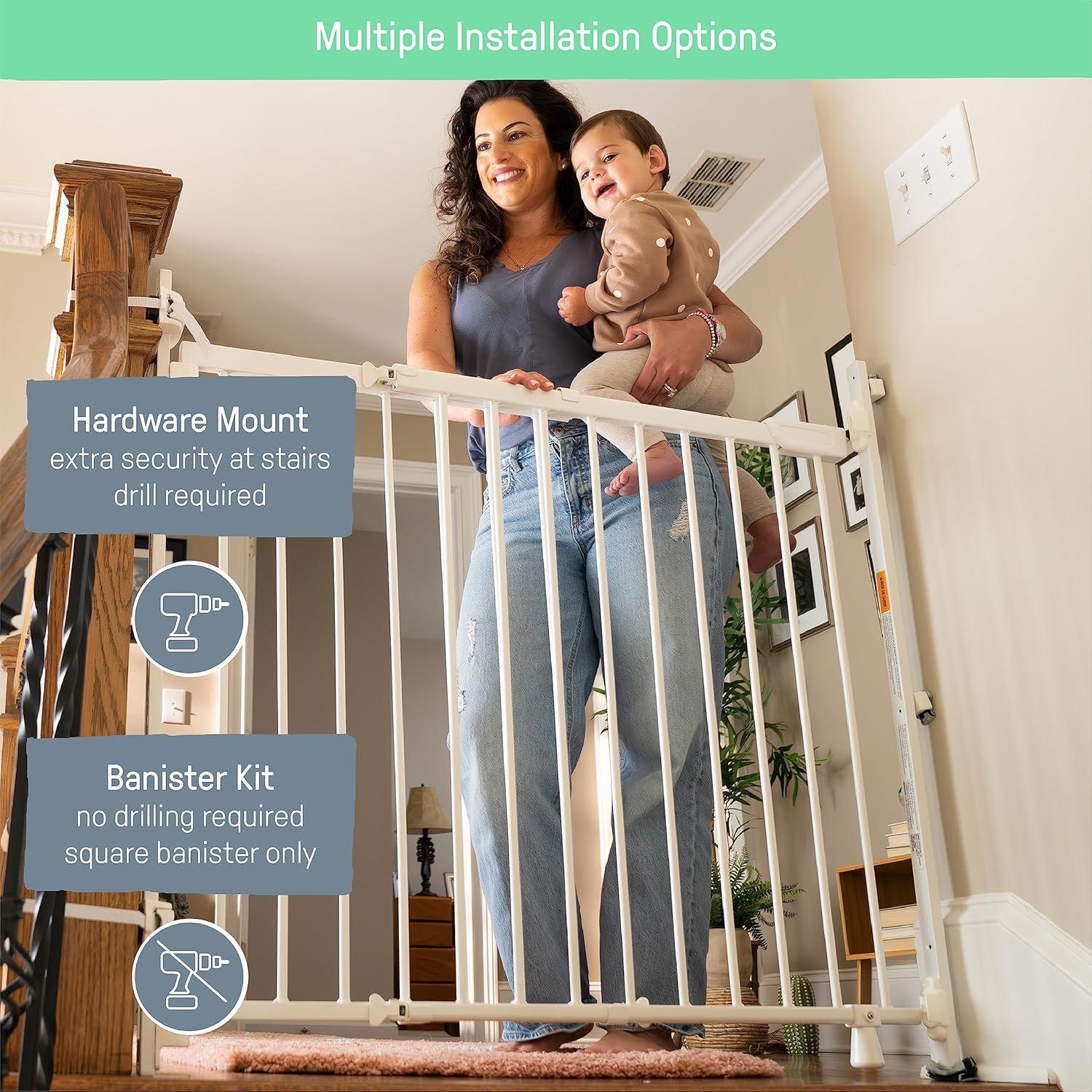 Puerta de Seguridad para Bebés y Mascotas Summer, 79-117 cm