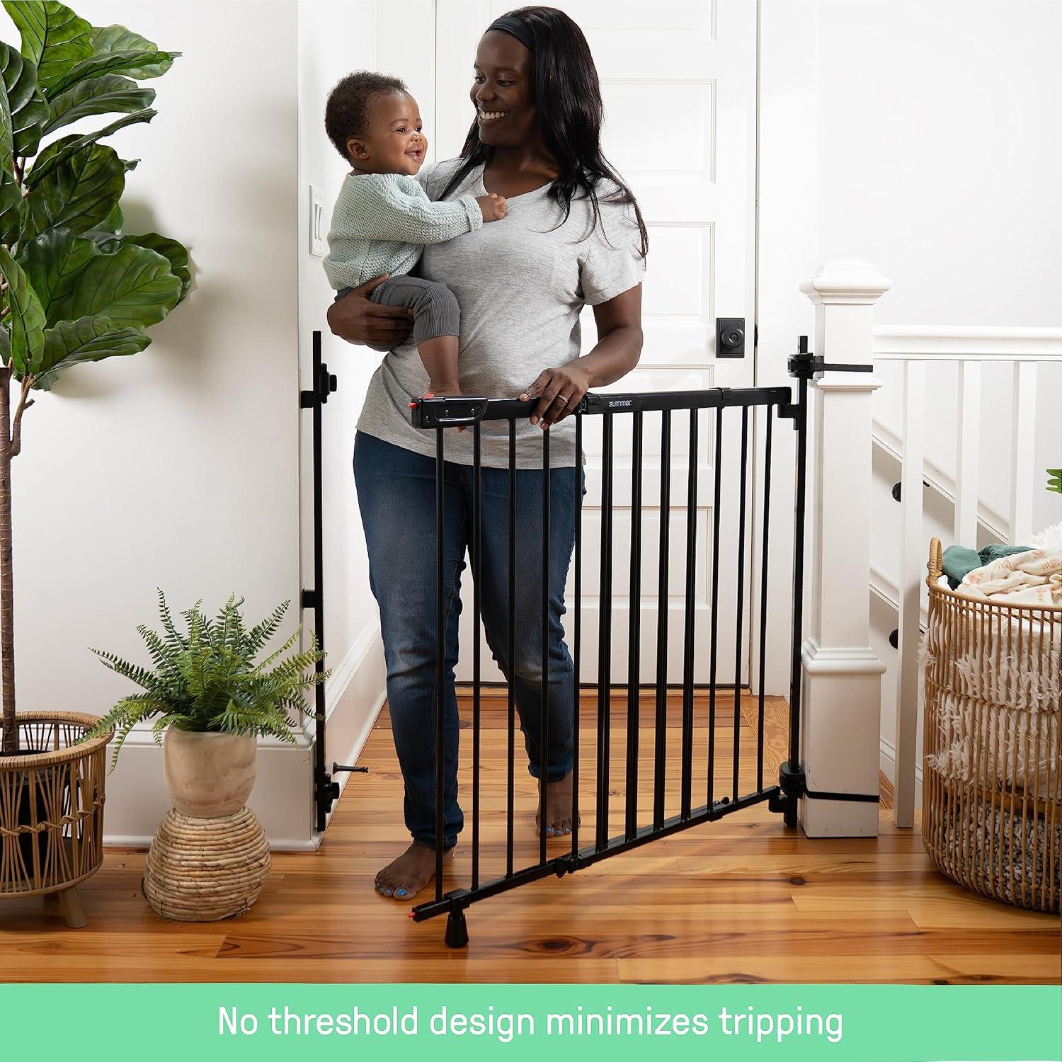 Puerta de Seguridad para Bebés y Mascotas Summer, 79-117 cm