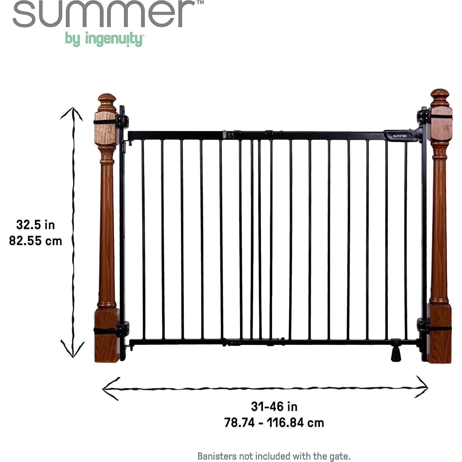 Puerta de Seguridad para Bebés y Mascotas Summer, 79-117 cm