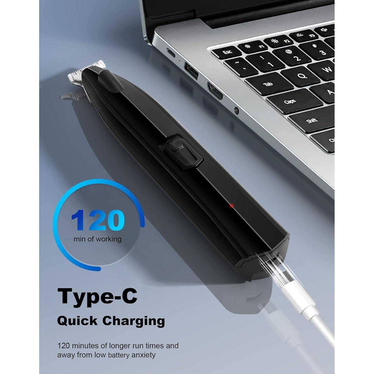 Recortadora eléctrica de patas de perro Lexflext con luz LED