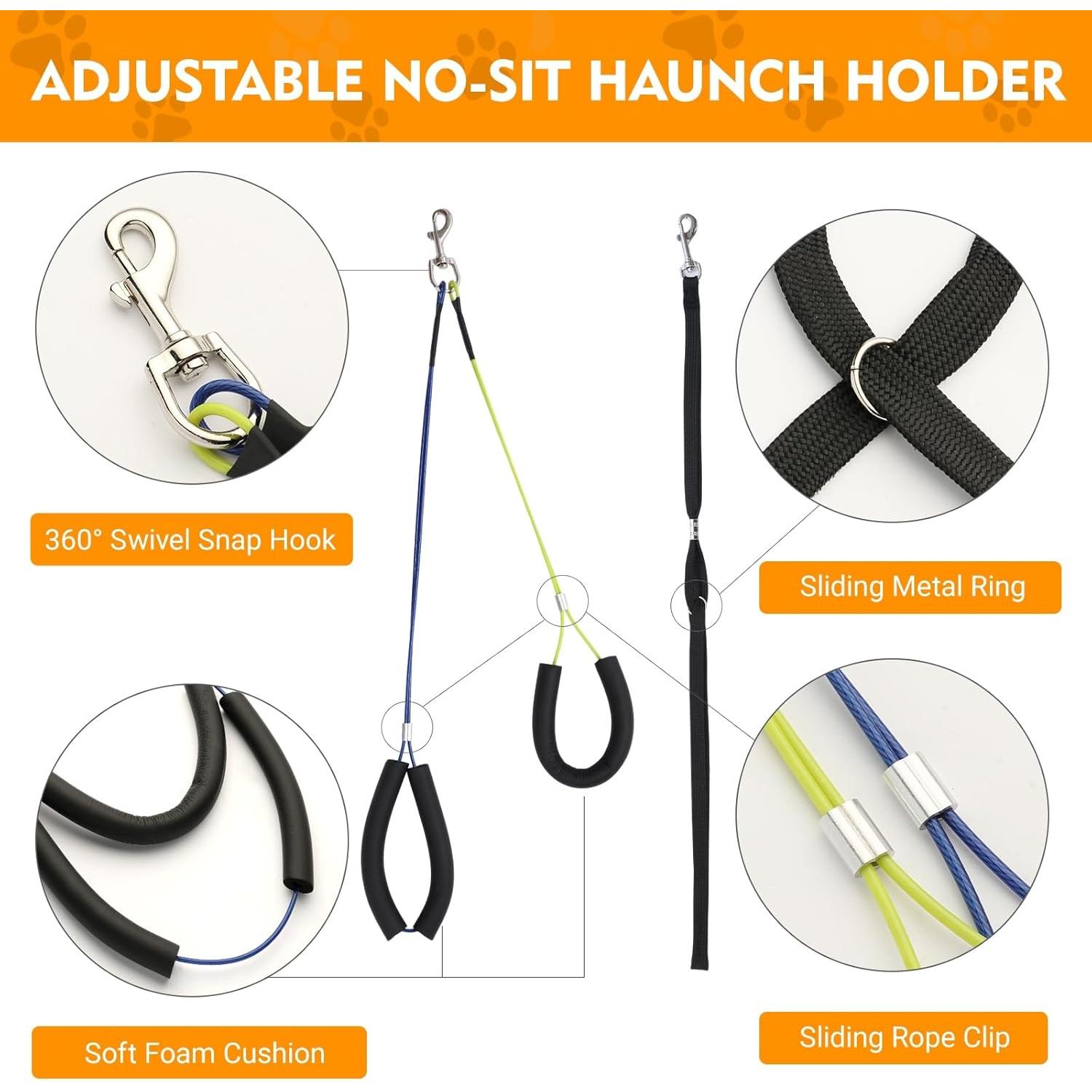 Brazo de Aseo para Perros WeGXY 73.66 cm Ajustable con Abrazadera