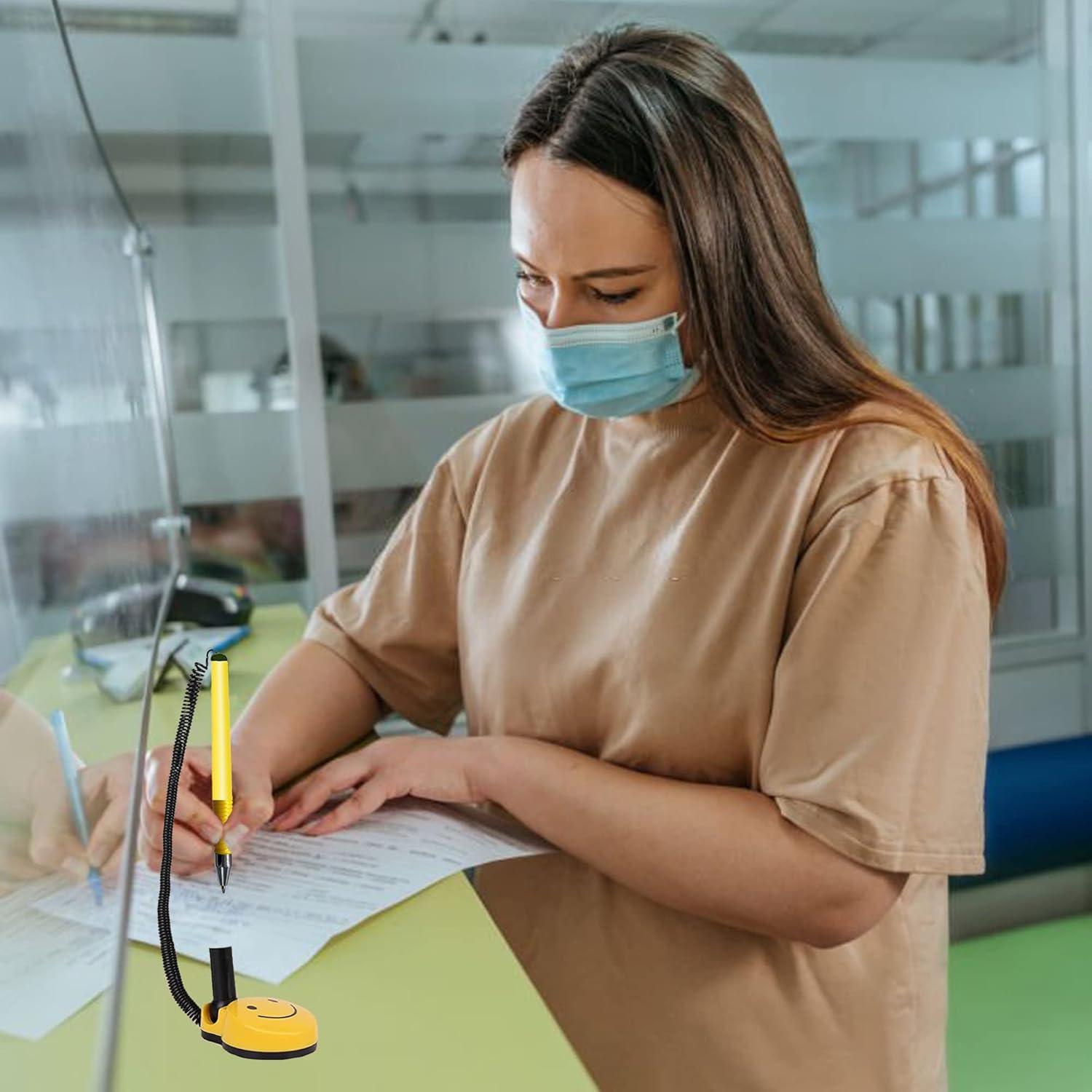 Paquete de 4 Bolígrafos Seguros Performore con Soporte Adhesivo