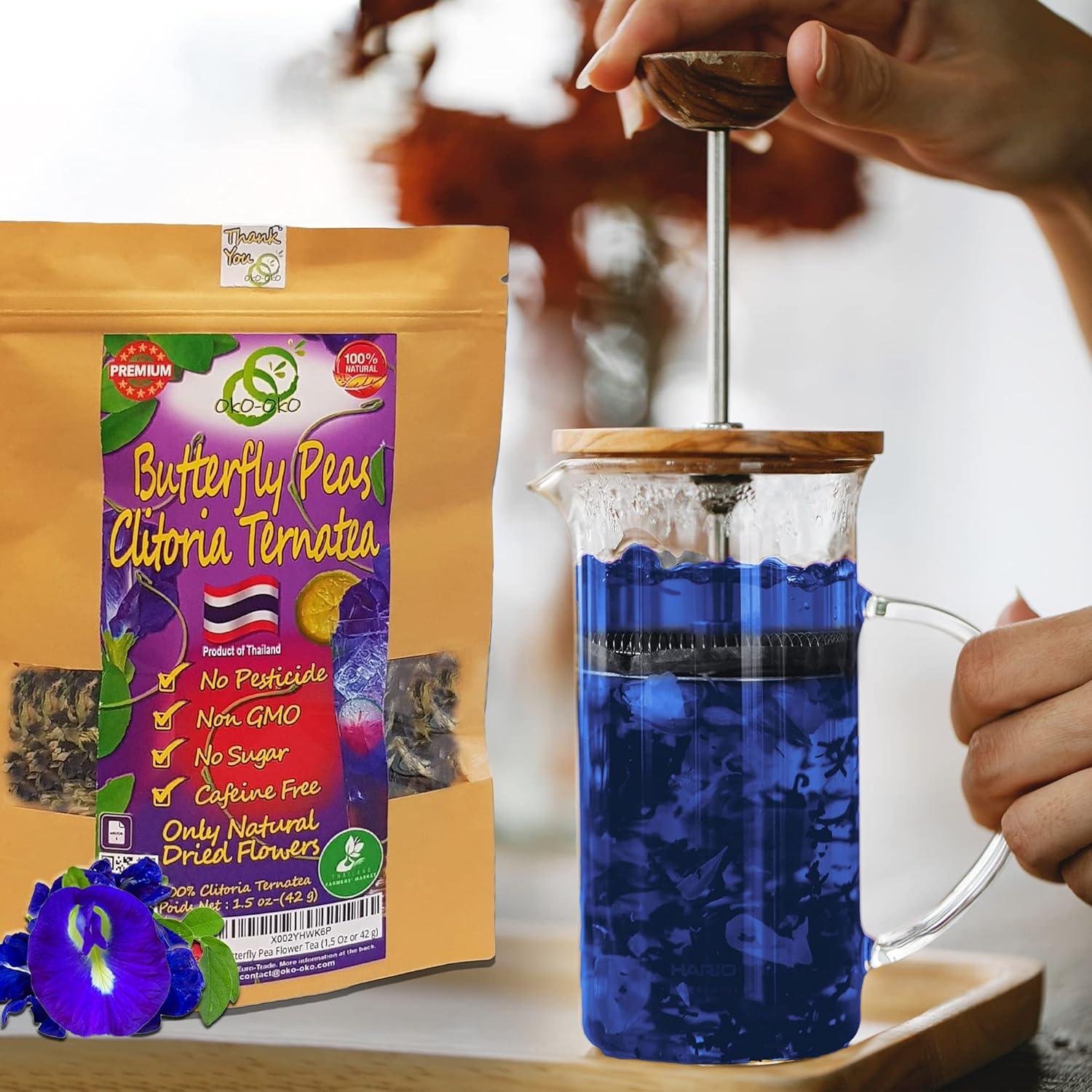 Té de Guisante Mariposa OkO-OkO 99.22g - Infusión Natural Azul