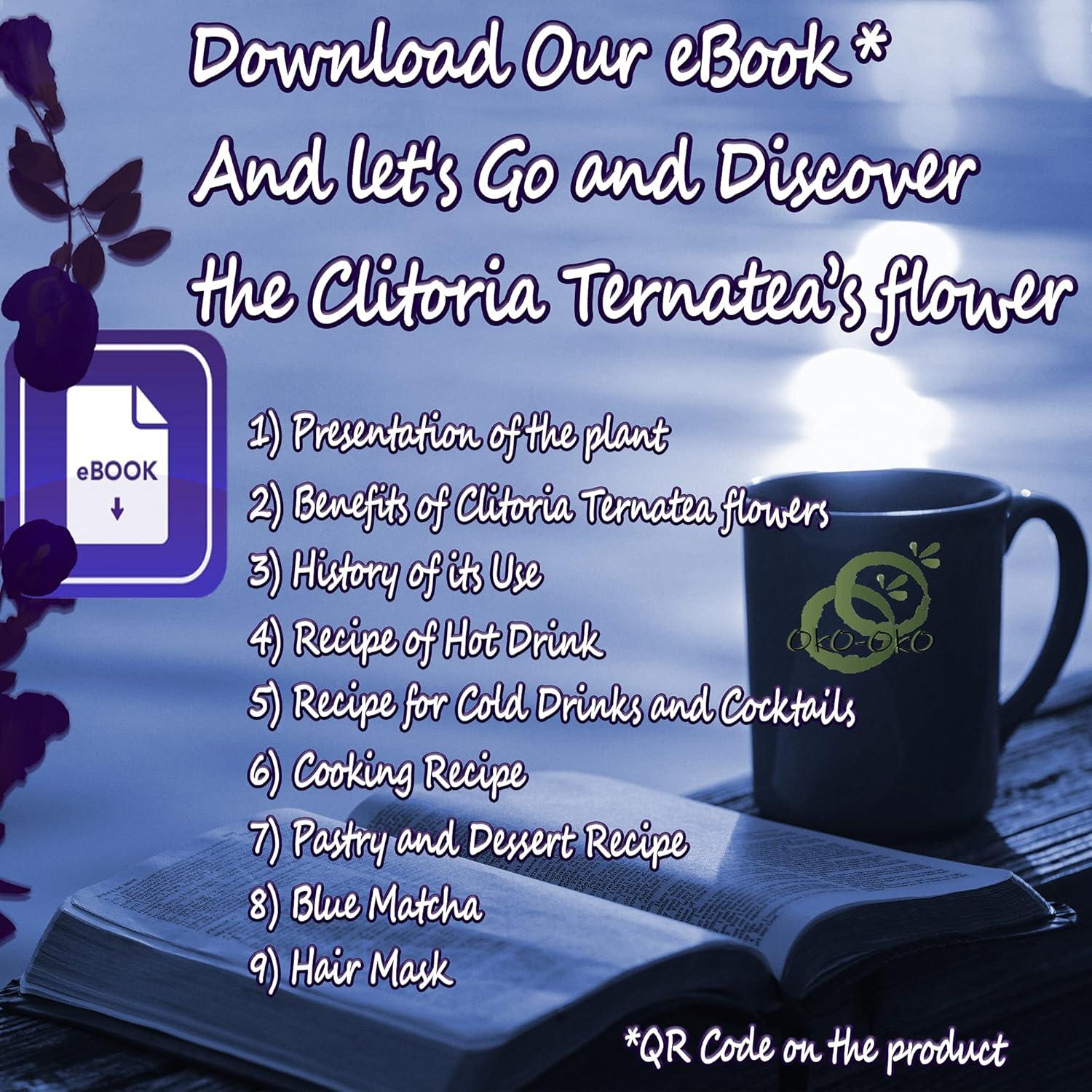 Té de Guisante Mariposa OkO-OkO 99.22g - Infusión Natural Azul