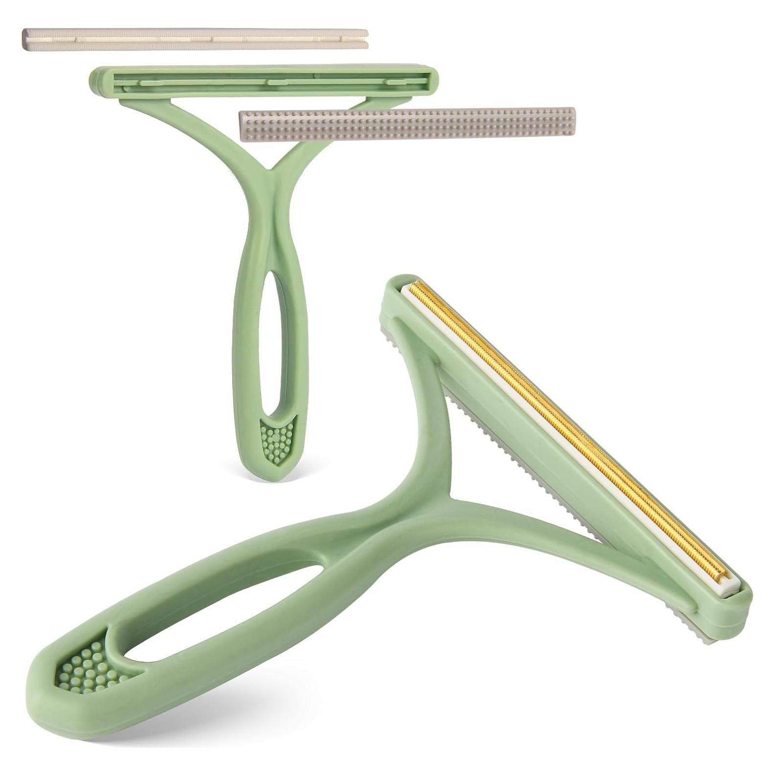 Removedor de Pelusa 3 en 1 Asnfanl Verde para Alfombras y Muebles