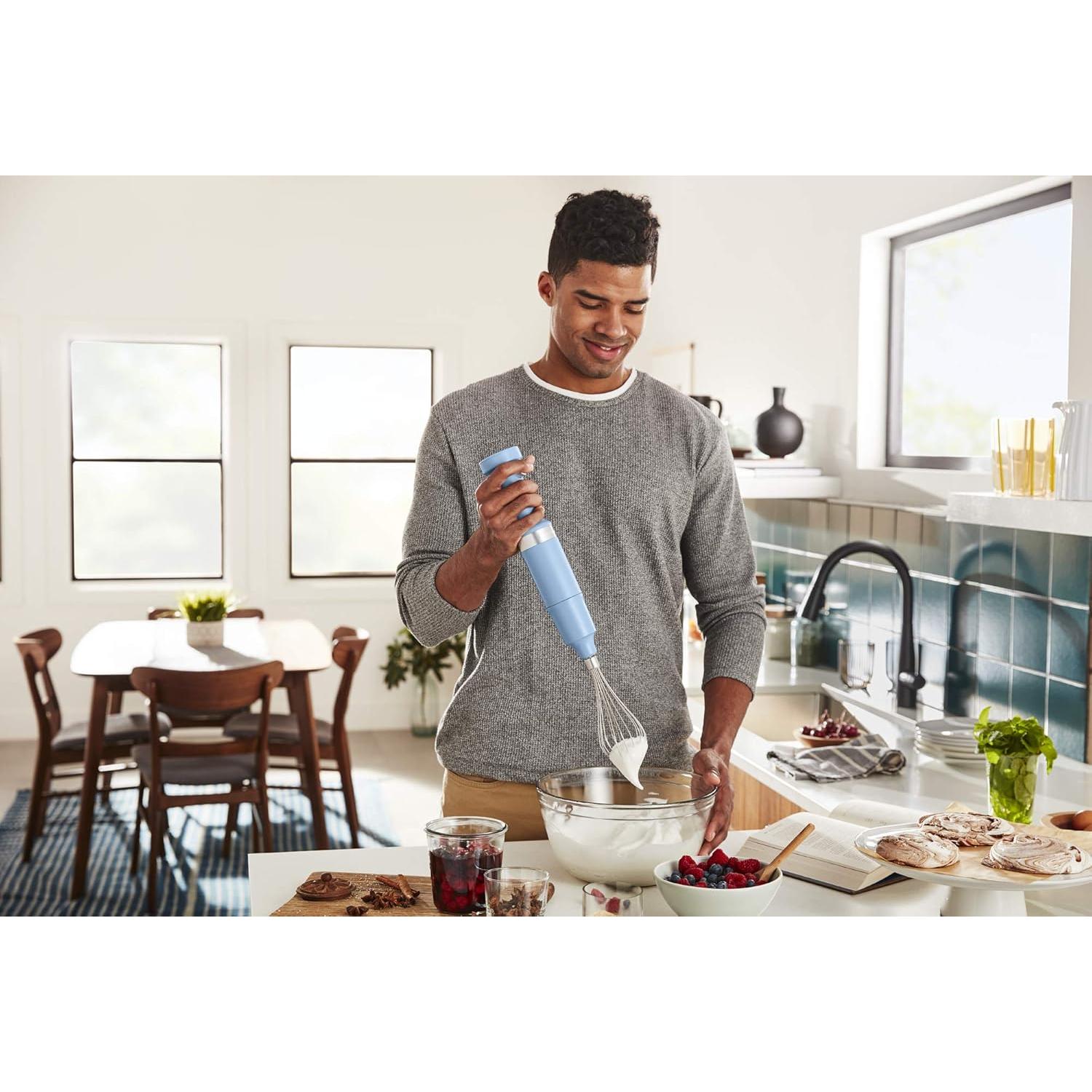 Batidora de Mano Inalámbrica KitchenAid KHBBV83 1L Azul