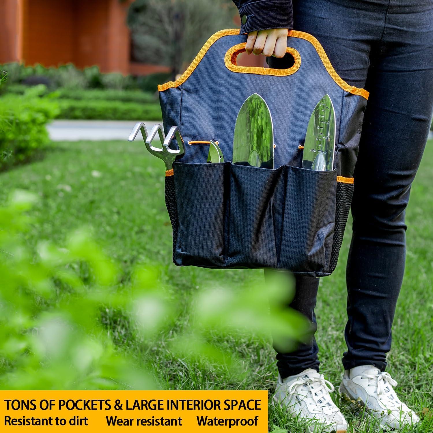 Juego de Herramientas de Jardín ESOW 7 Piezas con Bolsa y Guantes