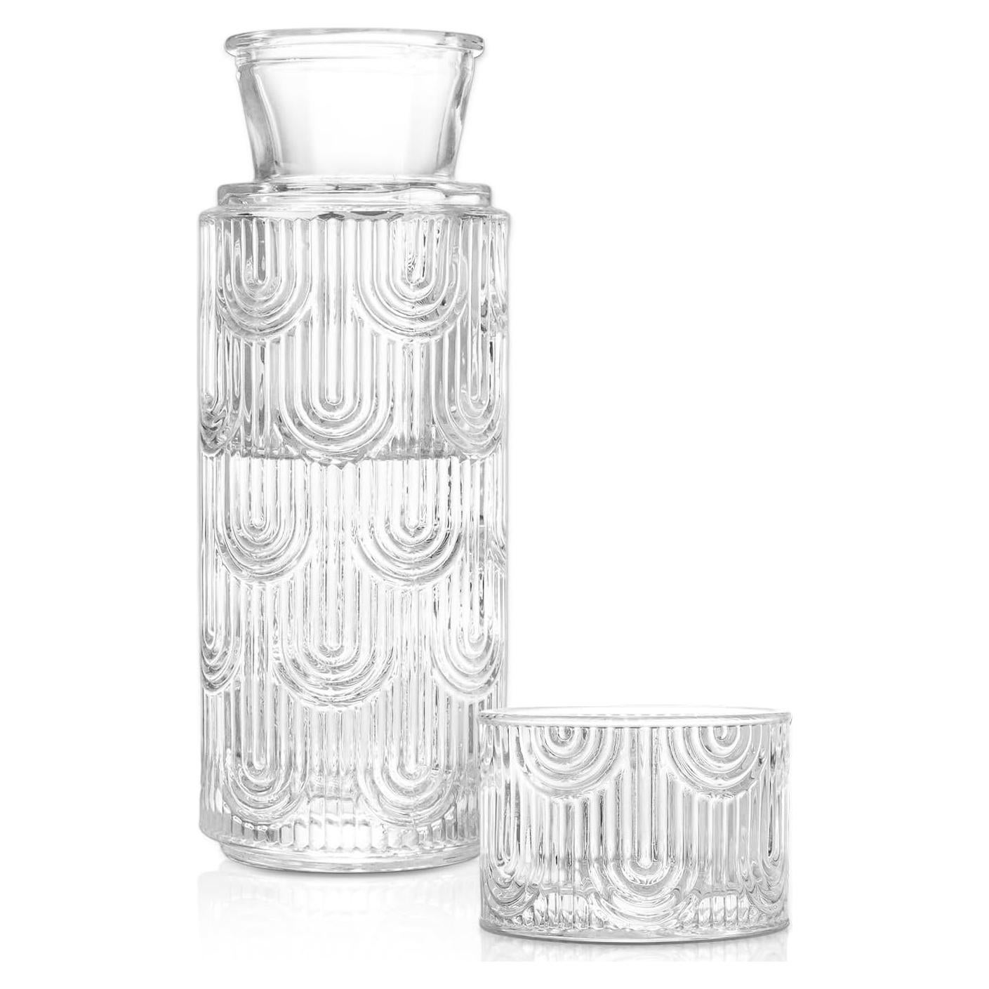 Juego de Jarra de Agua y Vaso FULGNU 638 ml con Tapa