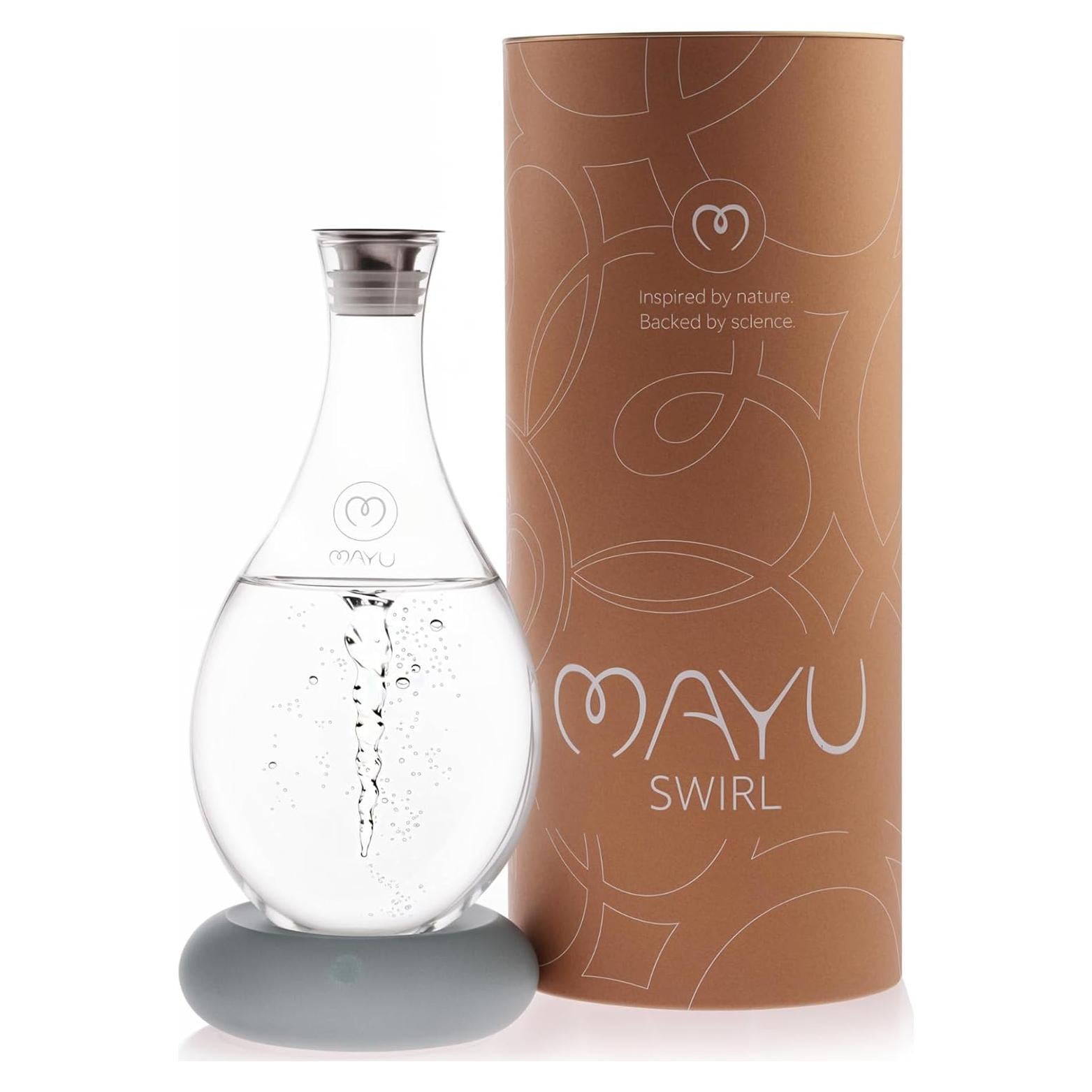Jarra de Agua Estructurada Mayu Swirl 1.5L Vidrio Borosilicato