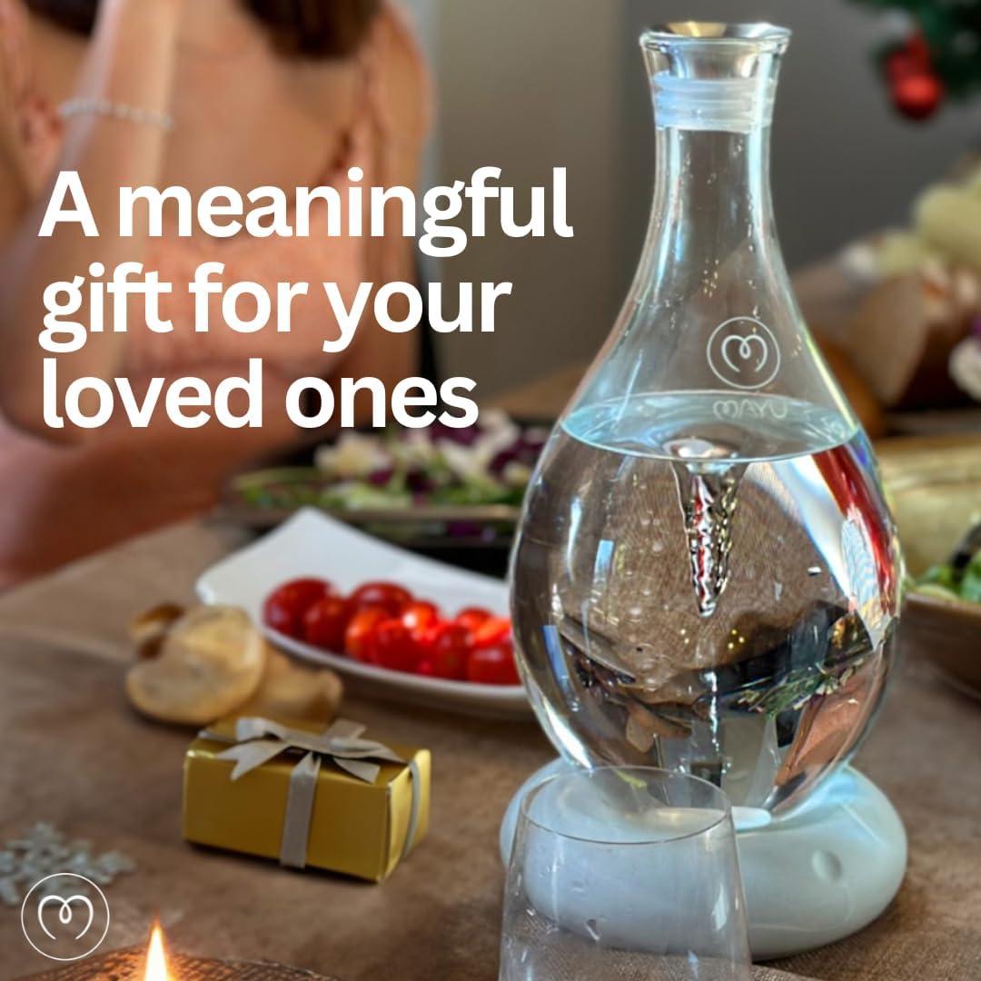 Jarra de Agua Estructurada Mayu Swirl 1.5L Vidrio Borosilicato