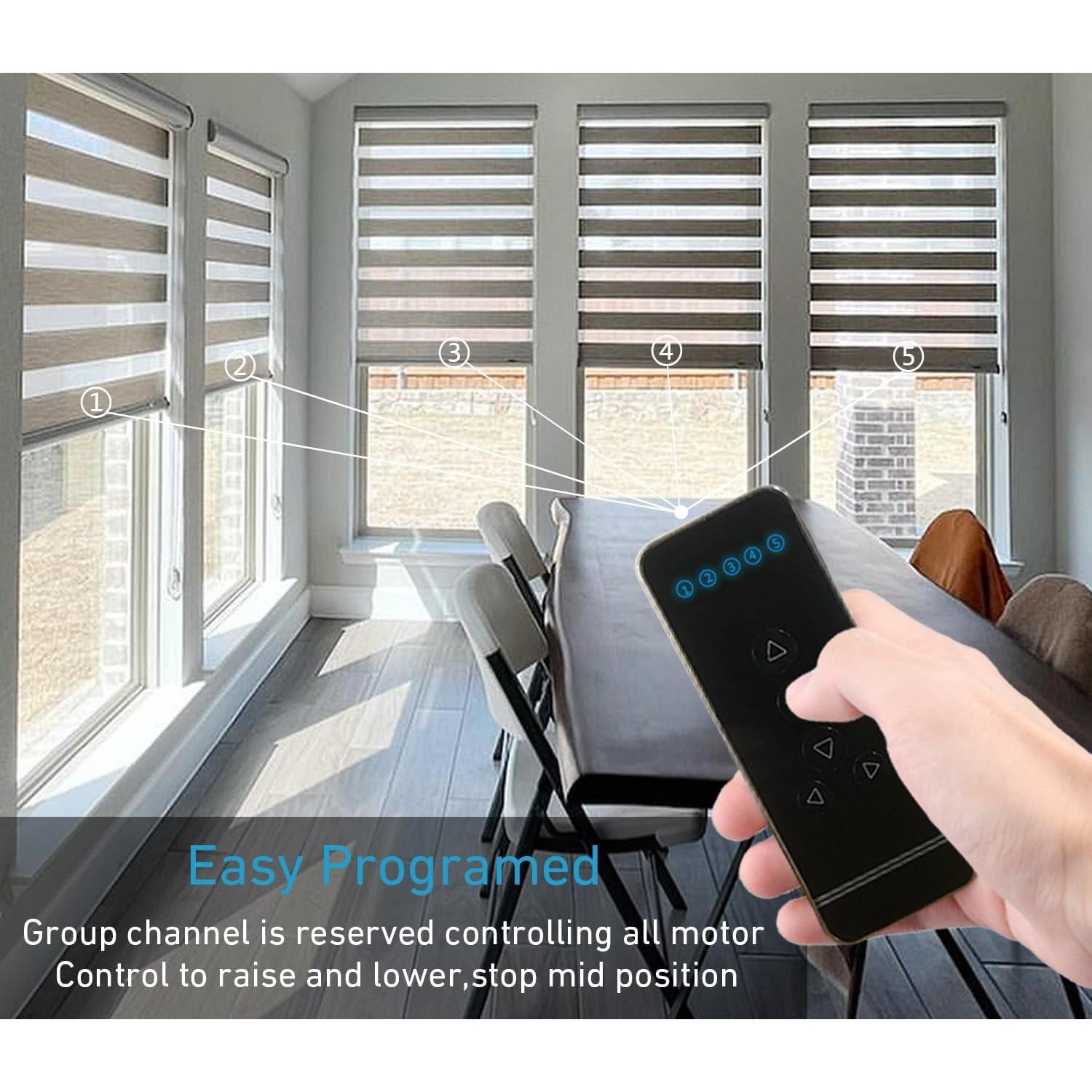 Control Remoto Rollerhouse 5 Canales RF 433.92 para Persianas