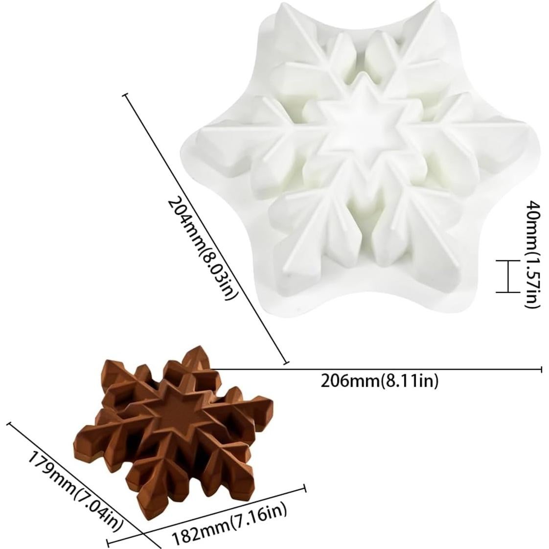 Molde de Silicona Antiadherente Mostsom 20.6x20.4cm para Pasteles
