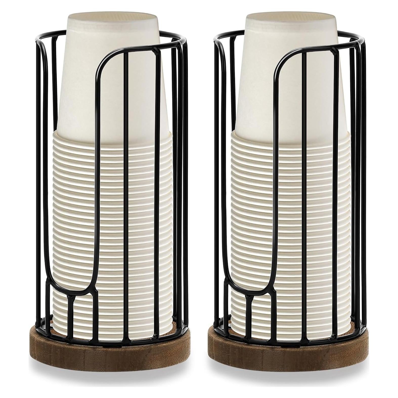 Dispensador de Tazas de Baño Tanggiteck 2 Soportes 3oz