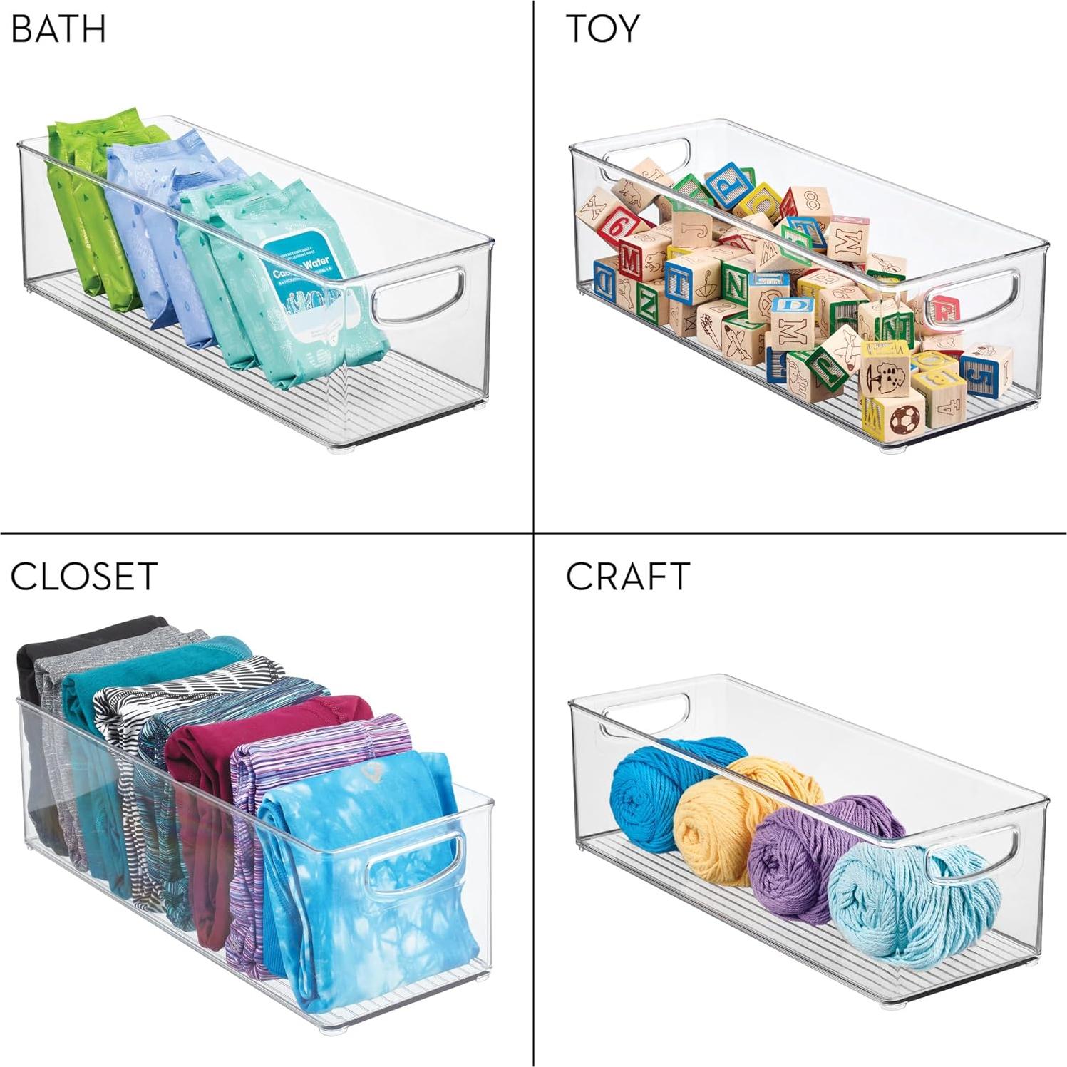 Recipiente de Almacenamiento Apilable iDesign 40,6x15,2x12,7cm