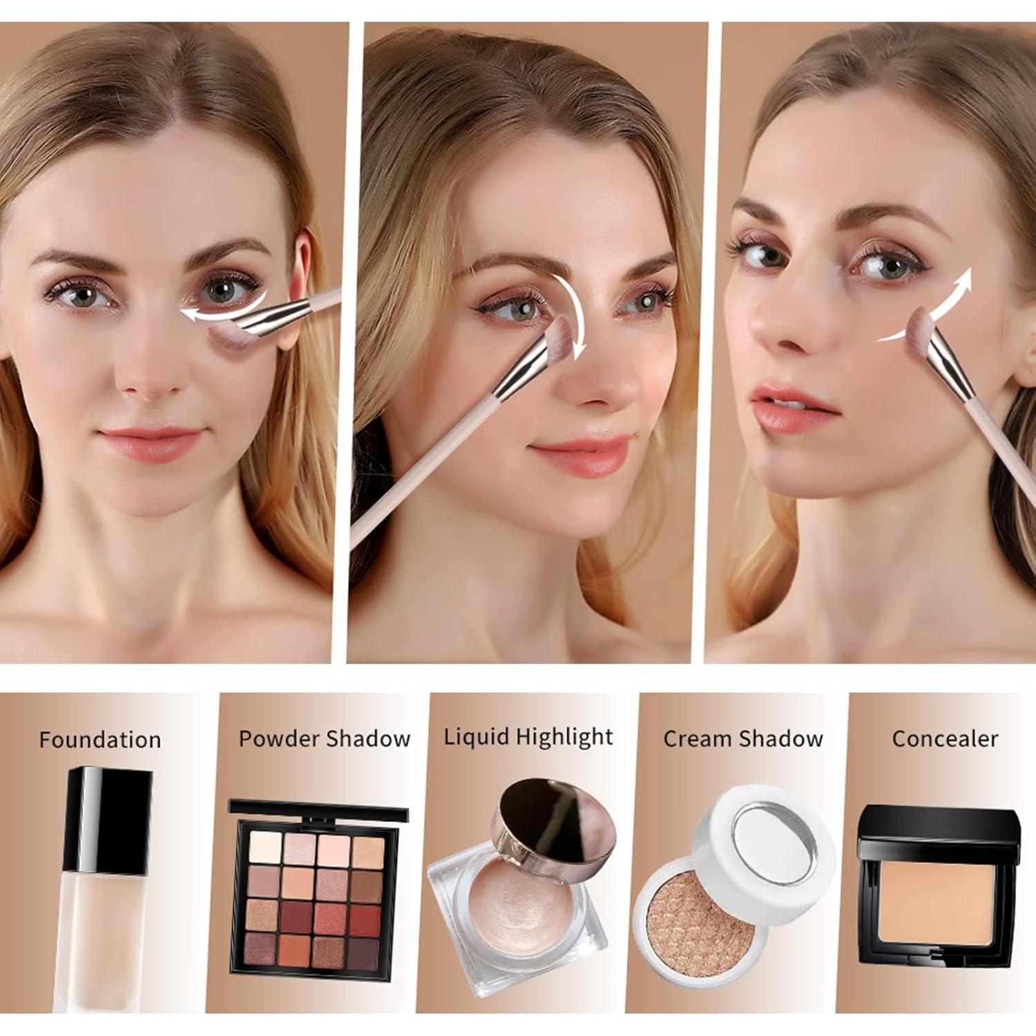 Brocha de Corrector Angulada BETHY BEAUTY para Ojos 21.3cm