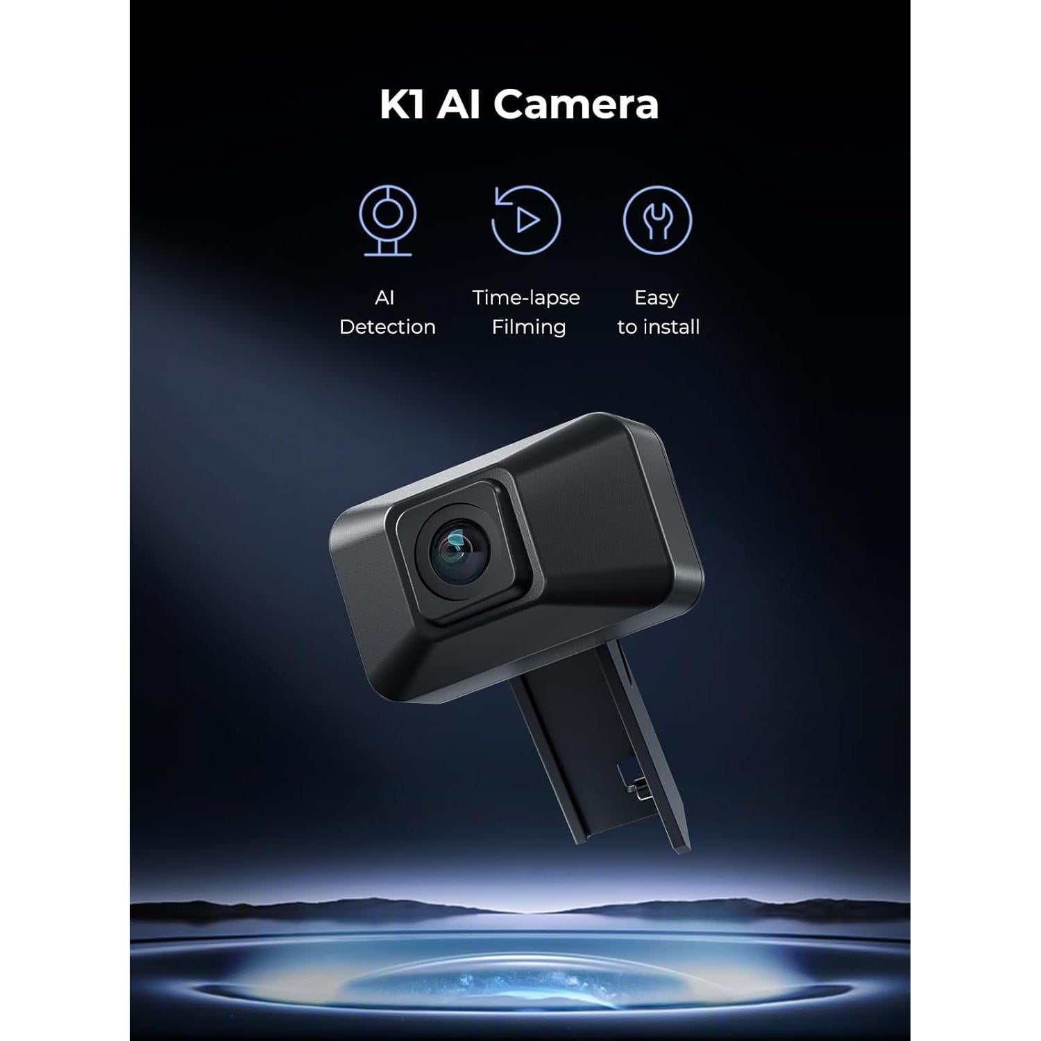 Cámara AI Creality K1 para impresora 3D, instalación fácil