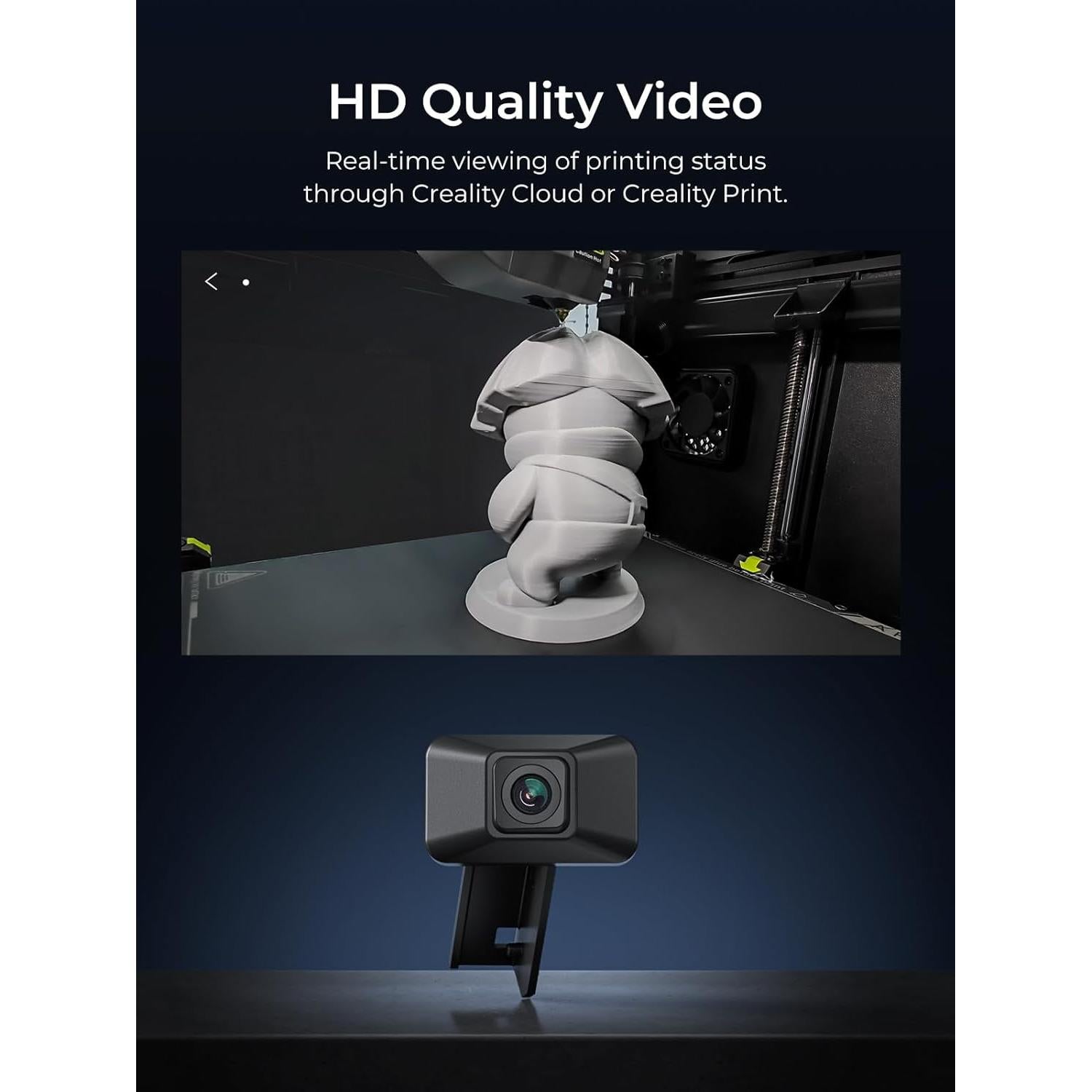 Cámara AI Creality K1 para impresora 3D, instalación fácil