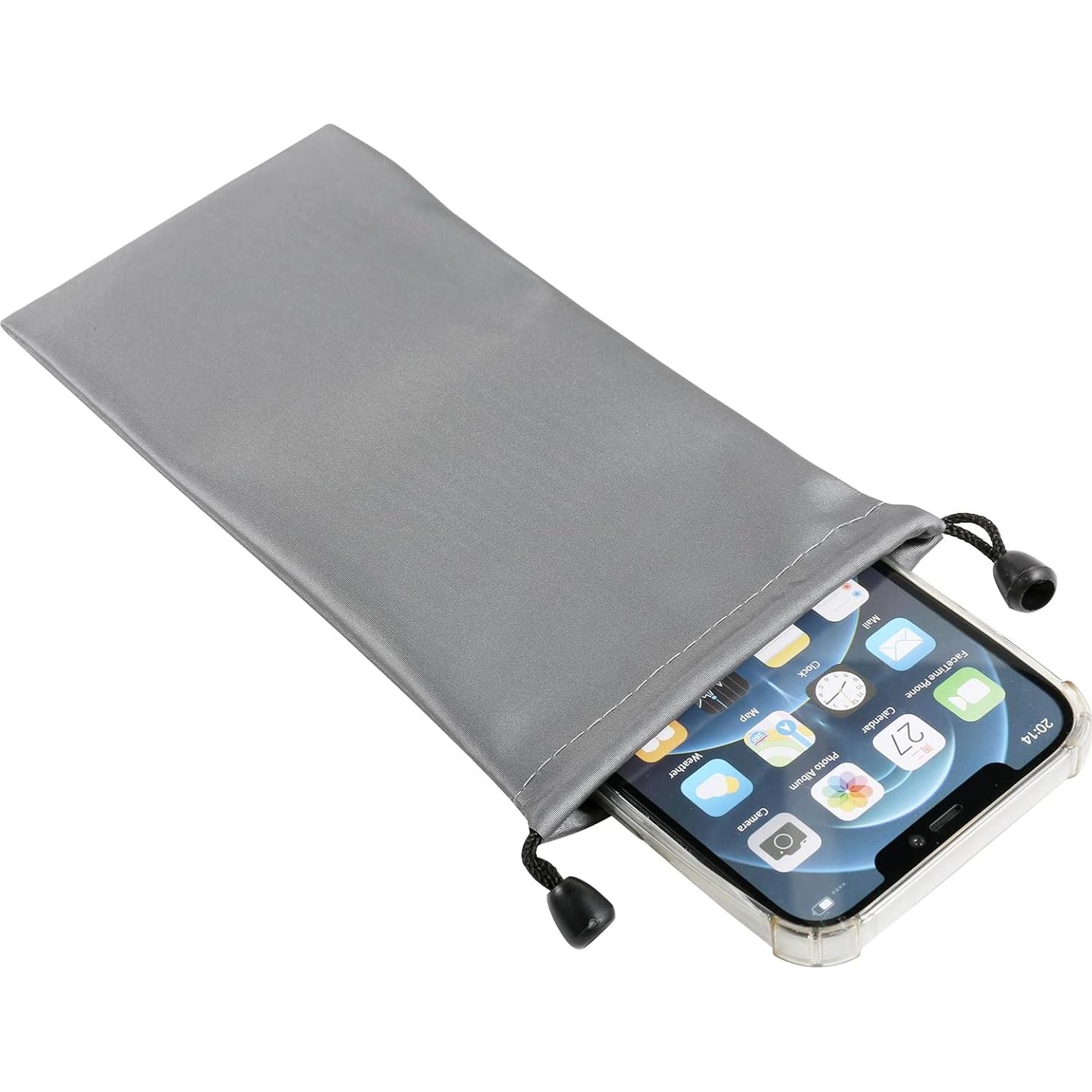 Paquete de 2 fundas para teléfono Seqoiyia impermeables 19.8x10.2cm