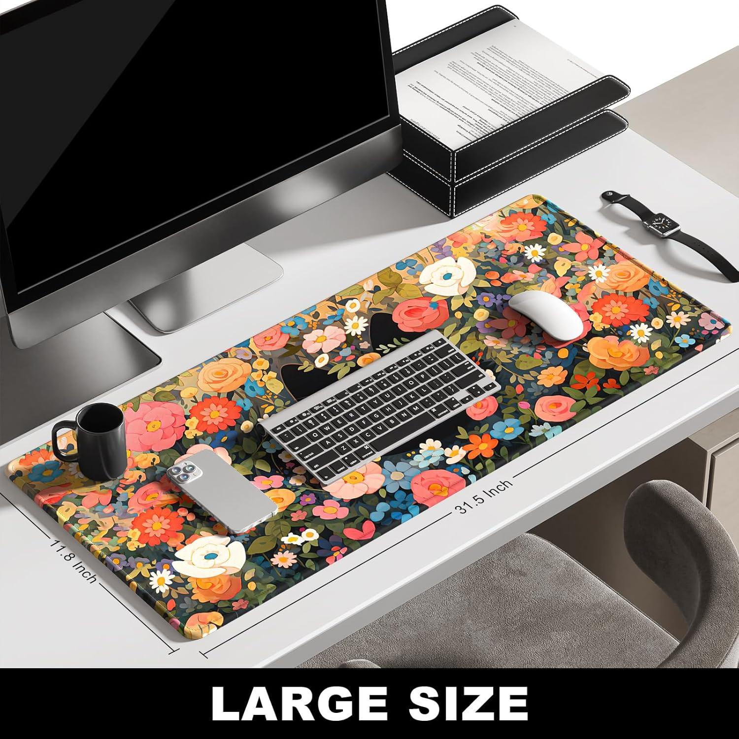 Alfombrilla de Ratón Grande BOSOBO 80x30 cm Antideslizante