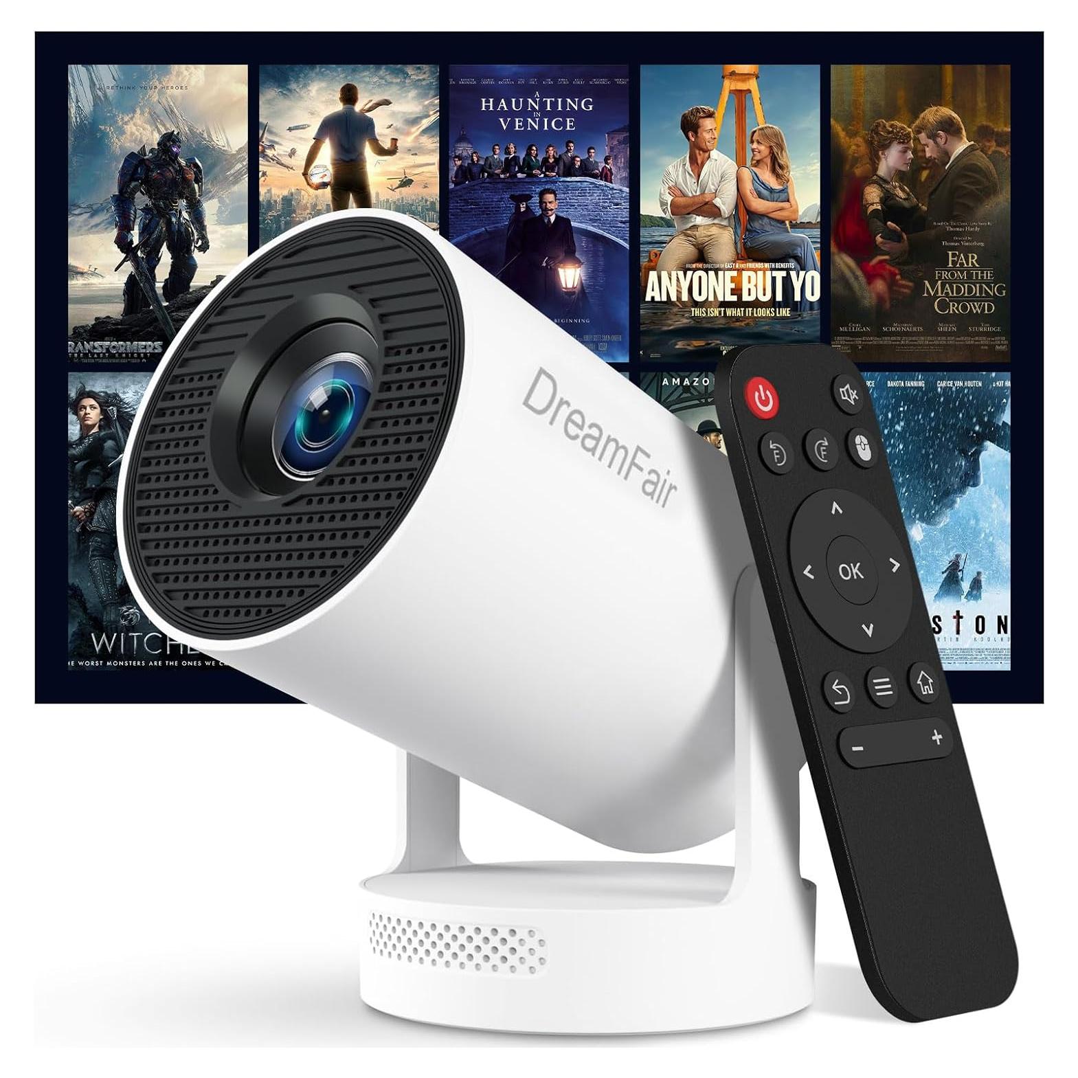 Mini Proyector DreamFair HY300Plus 4K 1080P WiFi Bluetooth