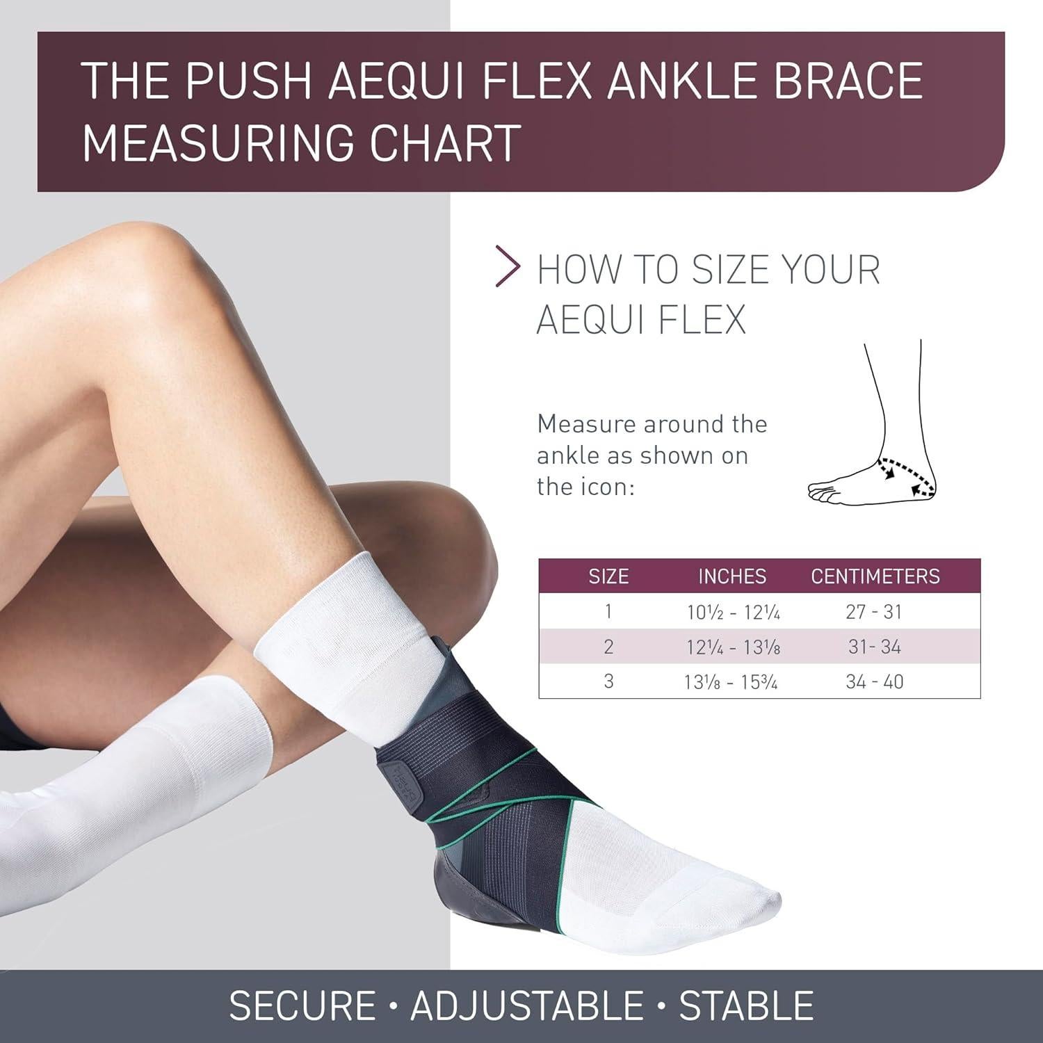 Férula para Tobillo Push med Aequi Flex - Tamaño 2 Derecha