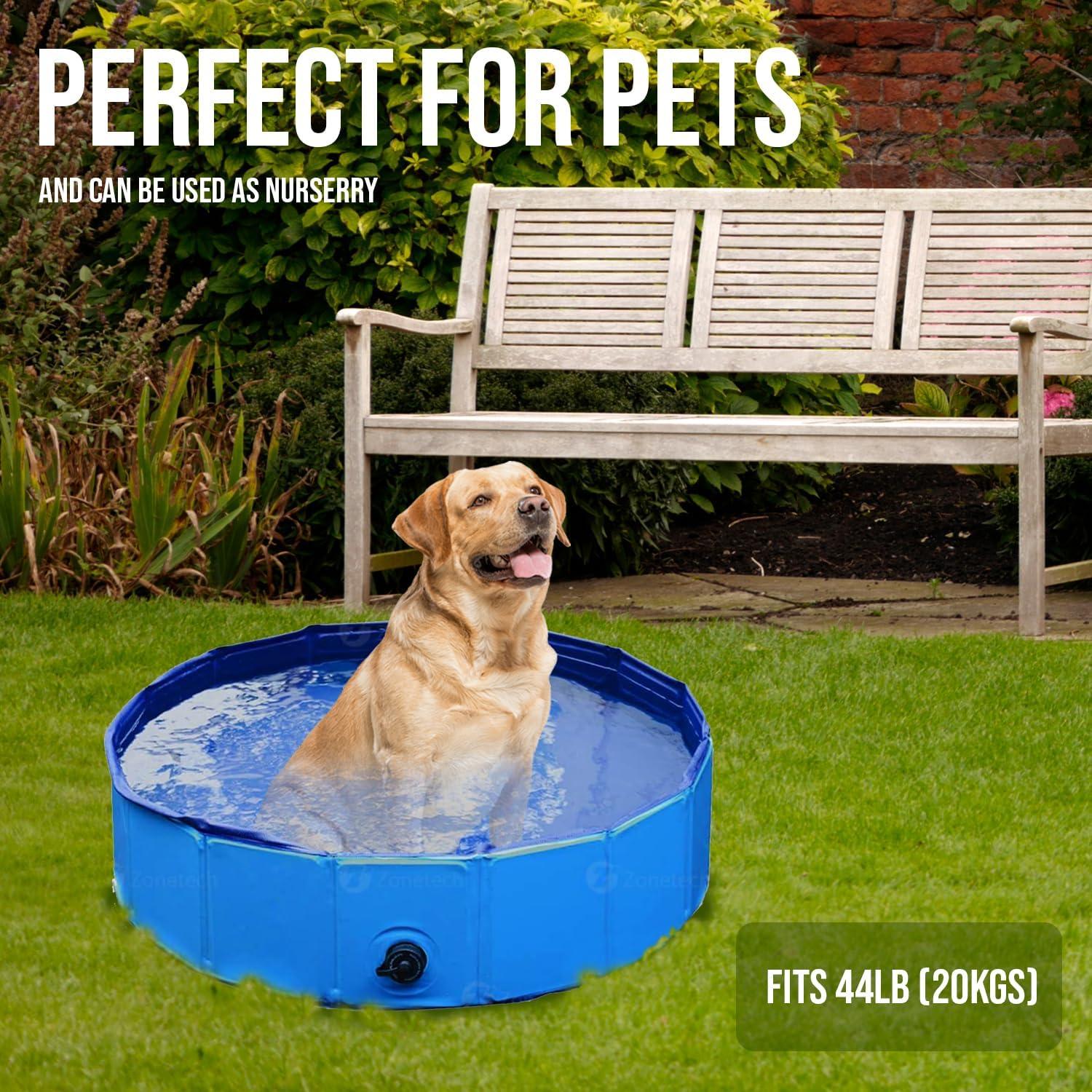 Piscina Plegable ZONETECH 235.9L Antideslizante para Niños