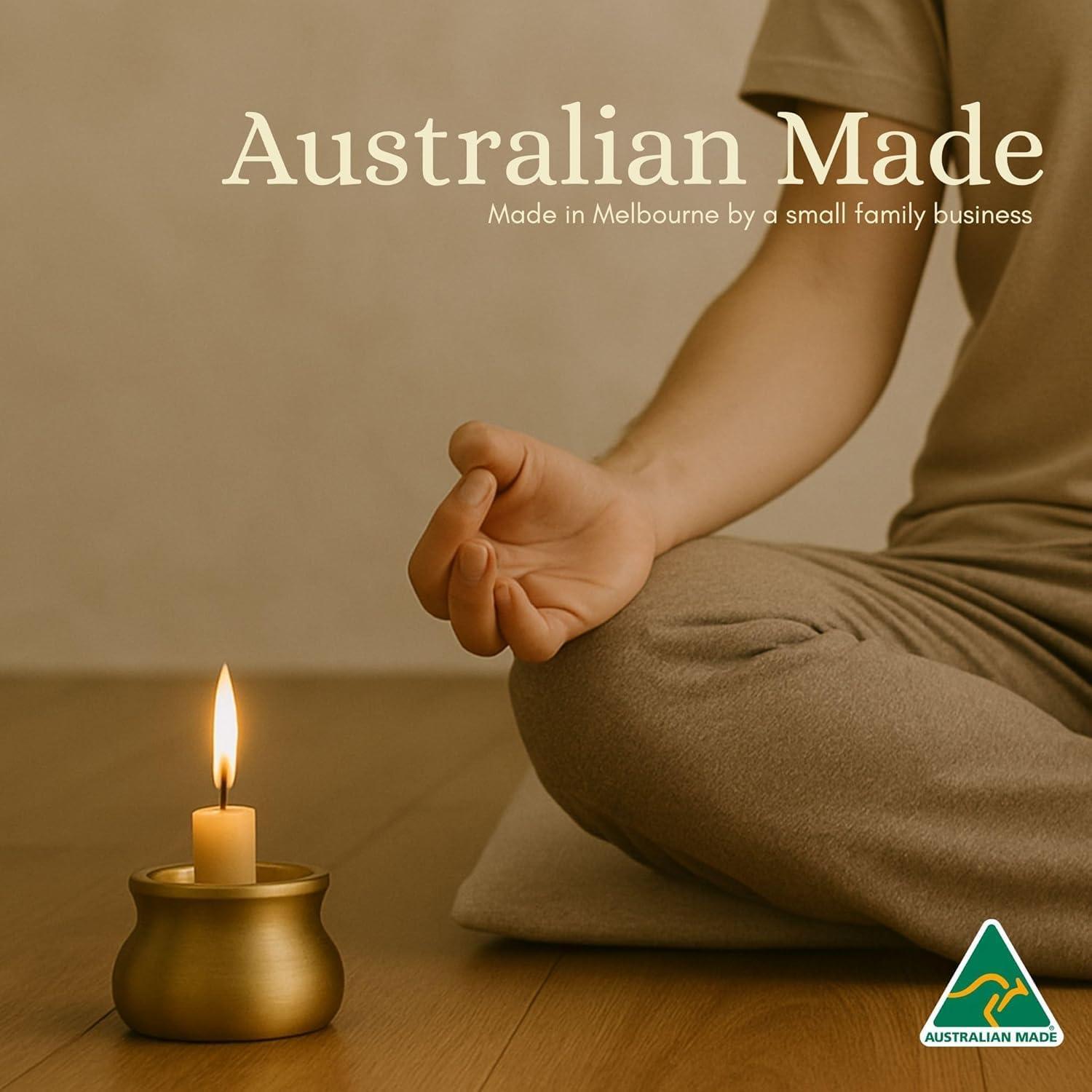 Set de Velas de Meditación Mini Luxora de Cera de Abeja Pura