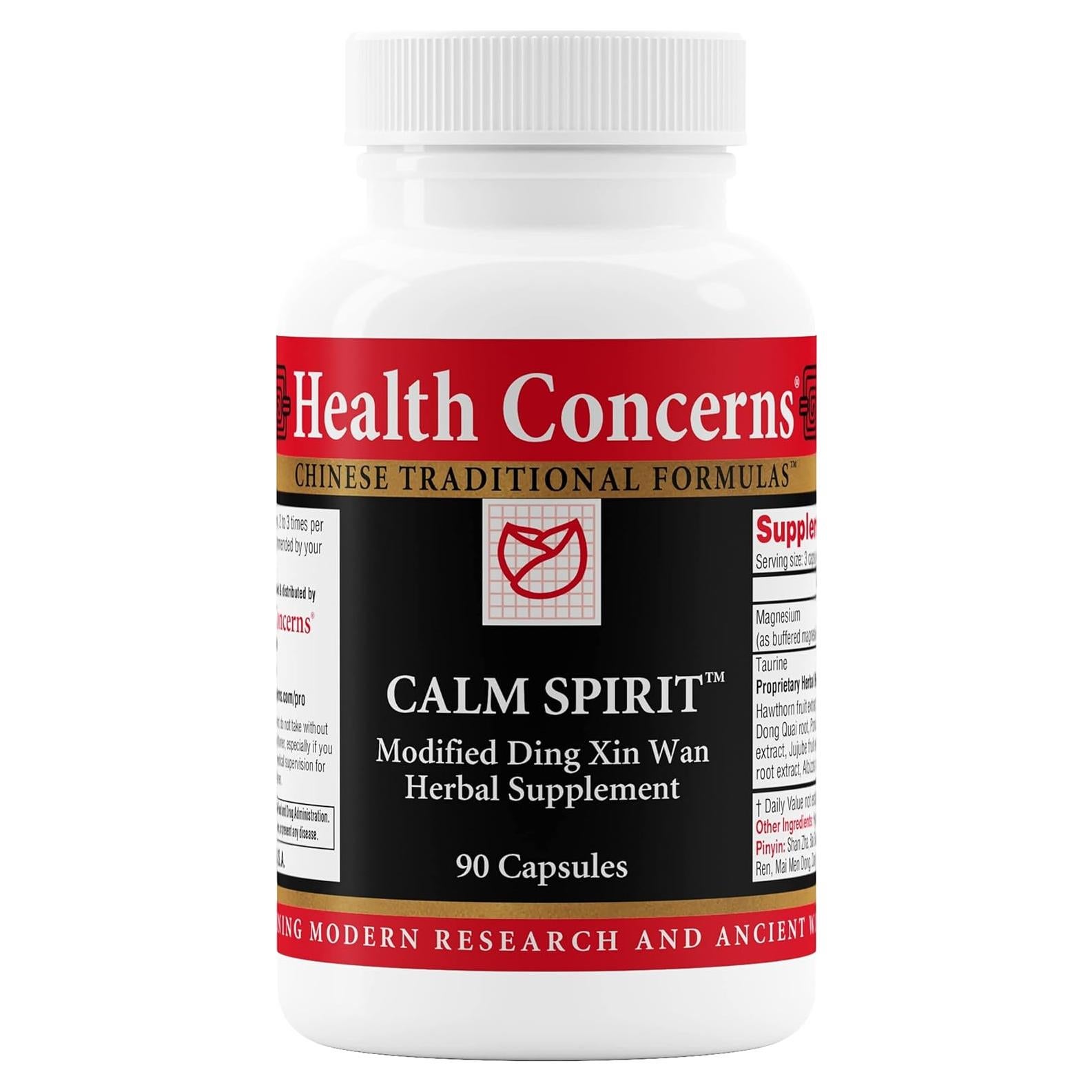 Suplemento Espíritu Calmado Health Concerns - 90 Cápsulas