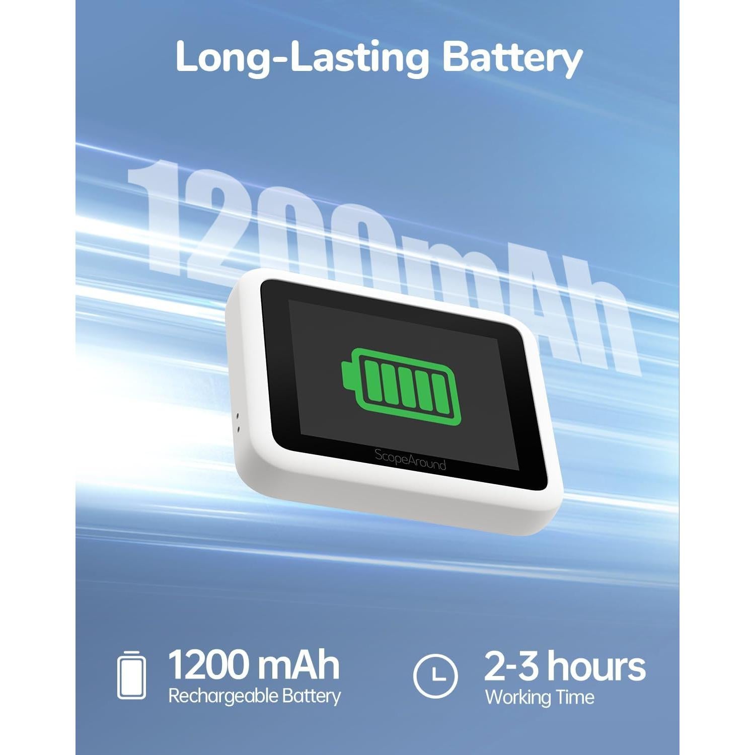 Otoscopio Digital ScopeAround HD 720P con Luz - 3.9mm