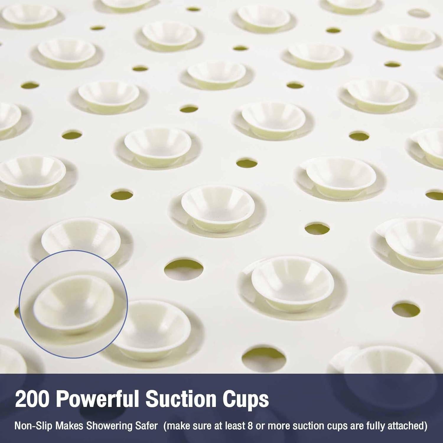 Alfombrilla de Baño Antideslizante Naoloture Beige 101.6x40.6cm