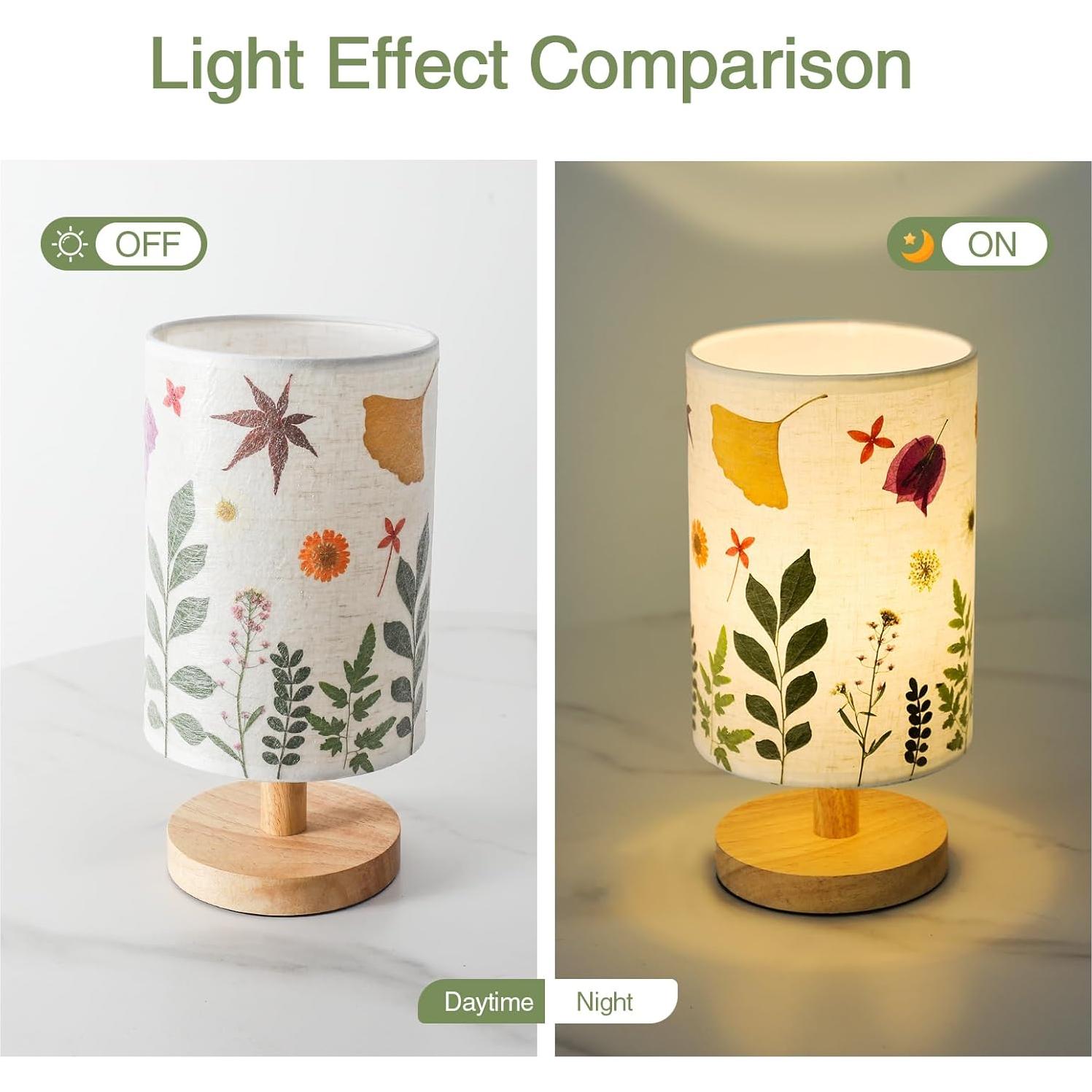 Lámpara de Mesa Flores Secas 5W LED 3 Temperaturas Floresita