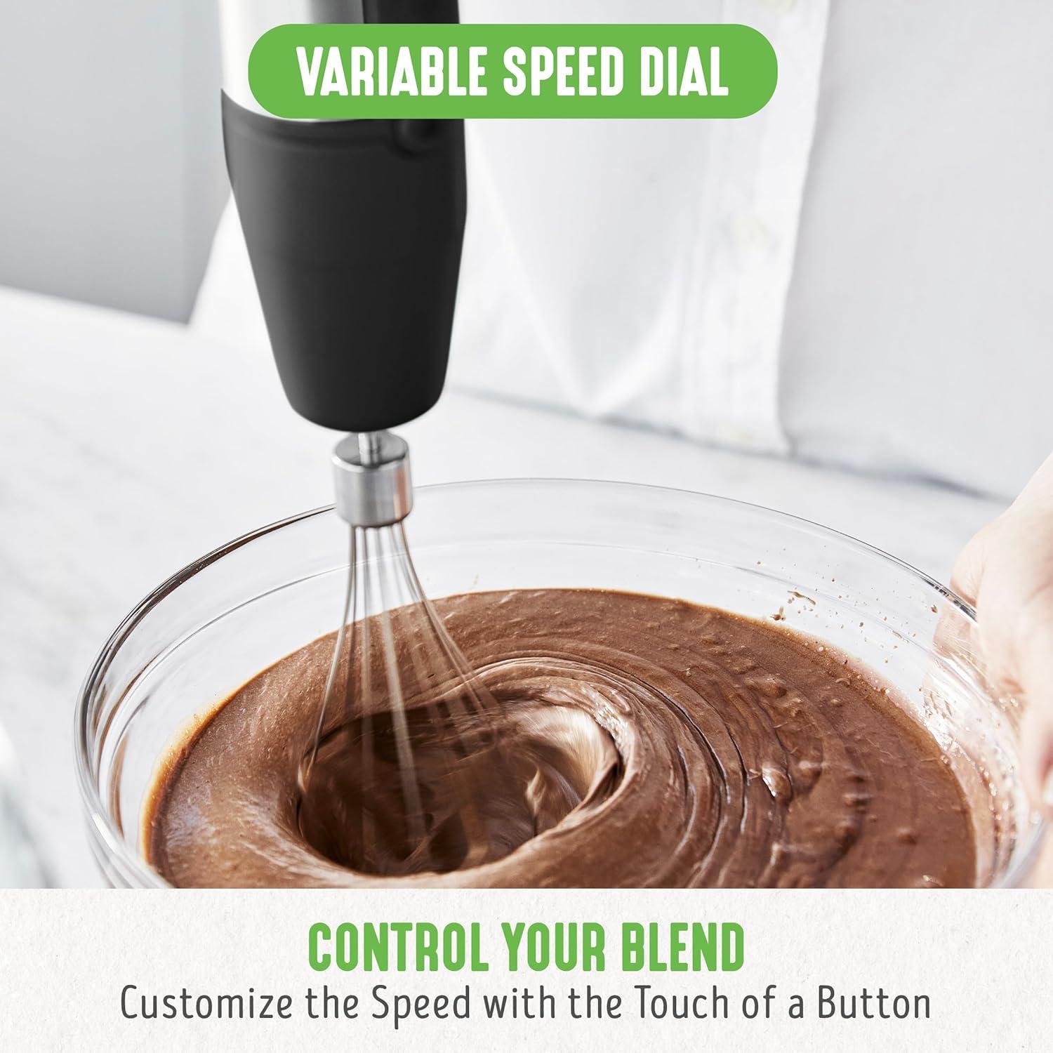 Batidora de Mano Eléctrica GreenLife 500W con Accesorios