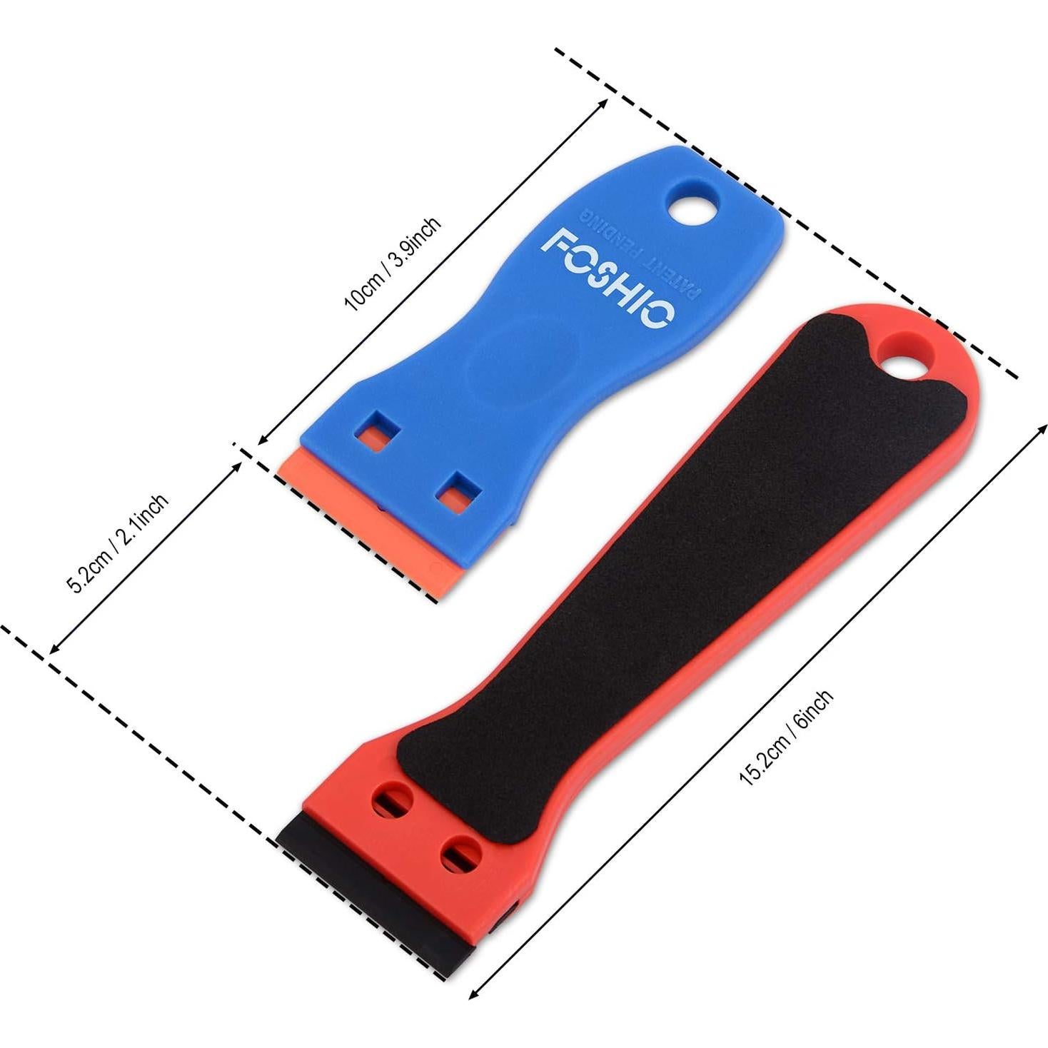 Raspador de Plástico FOSHIO 15 cm con 20 Cuchillas