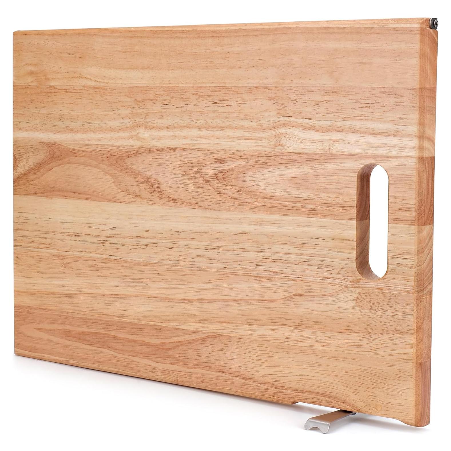 Tabla de Cortar de Madera de Caucho TJ POP 40x30cm Multifuncional