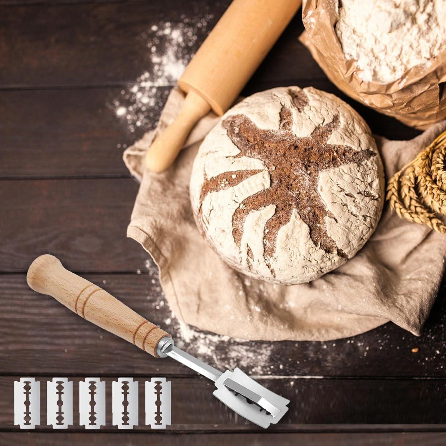 Juego de Cestas de Prueba de Pan KOAKOMI 2PCS 23cm con Accesorios