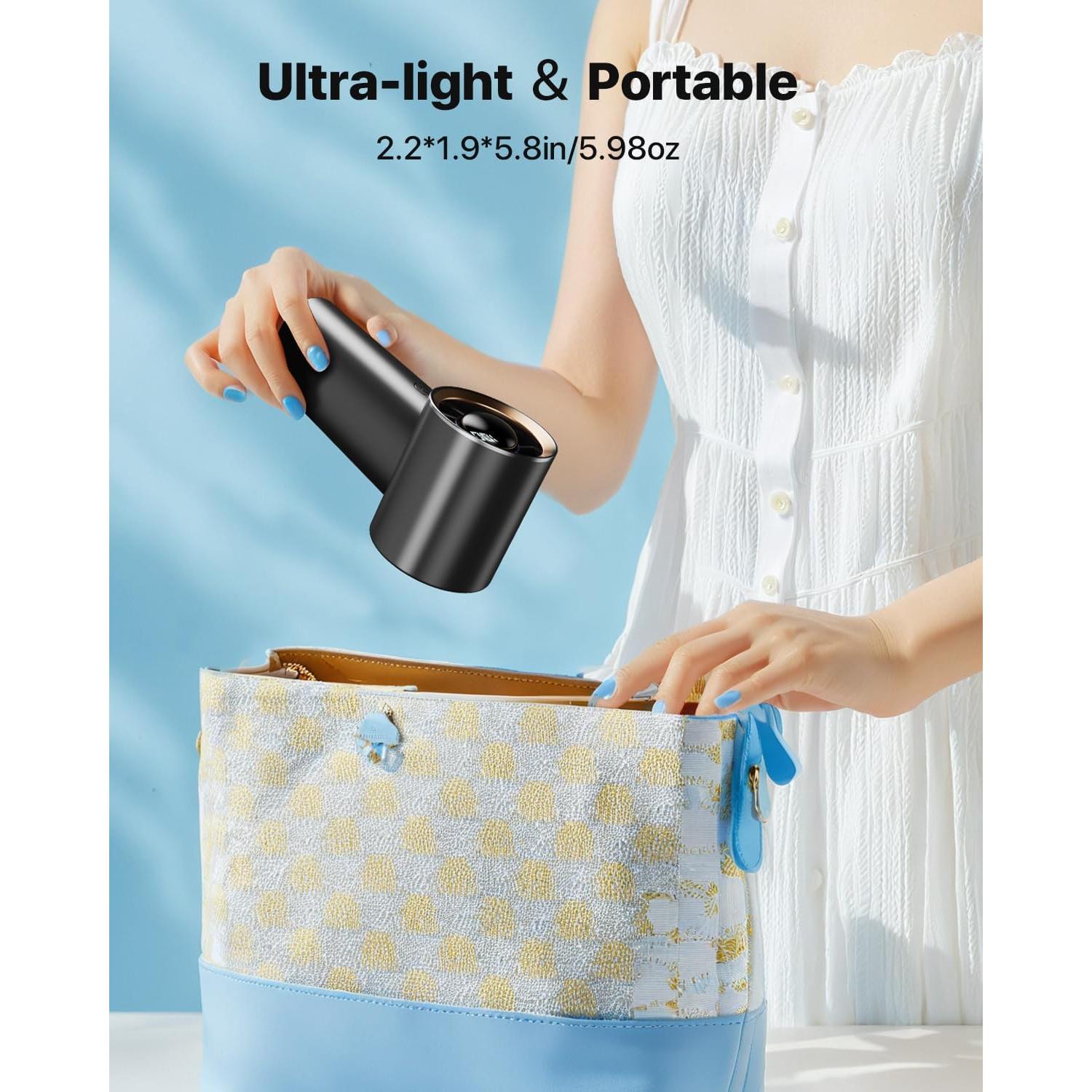 Ventilador Portátil SWEETFULL 3600mAh Alta Velocidad Negro