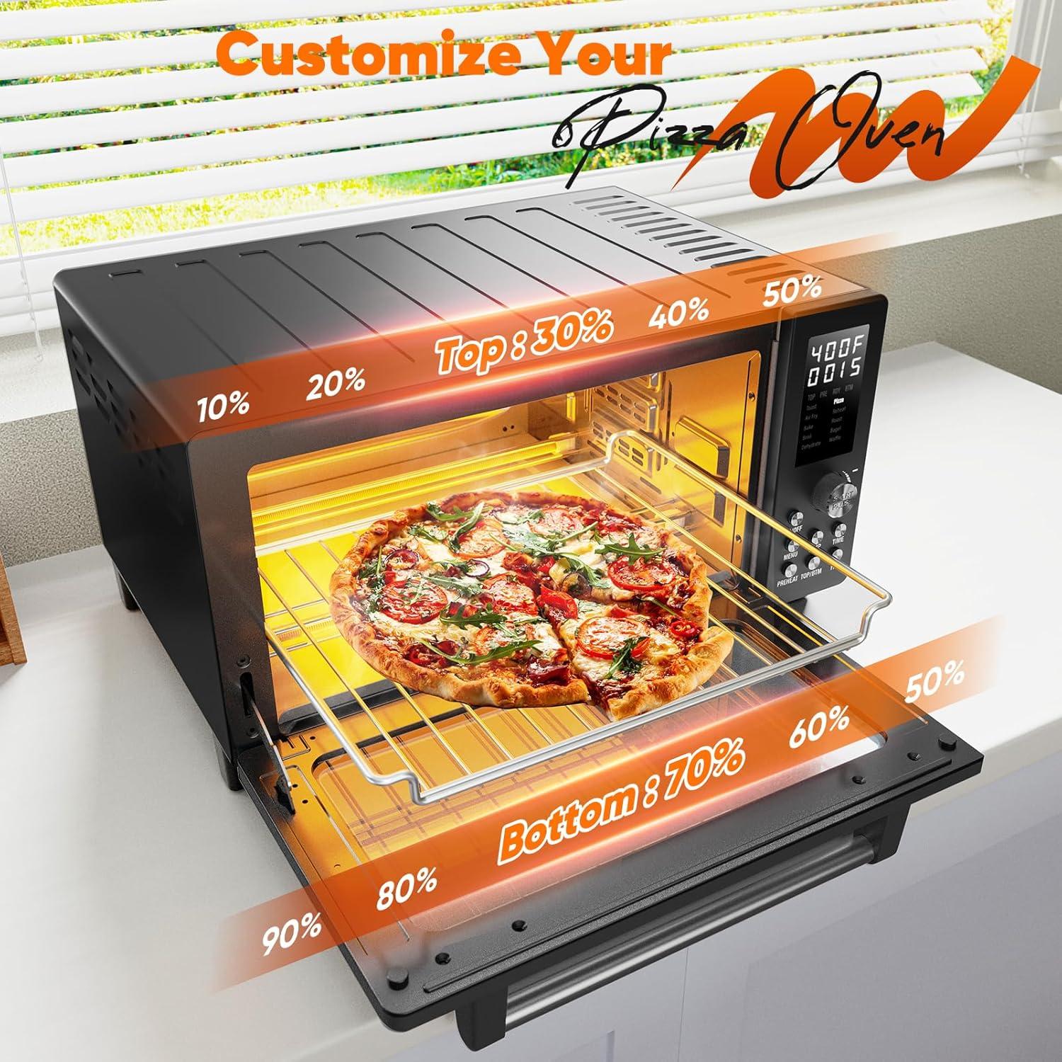 Horno Tostador de Aire Nuwave Bravo Pro 21Qt 10-en-1 Negro