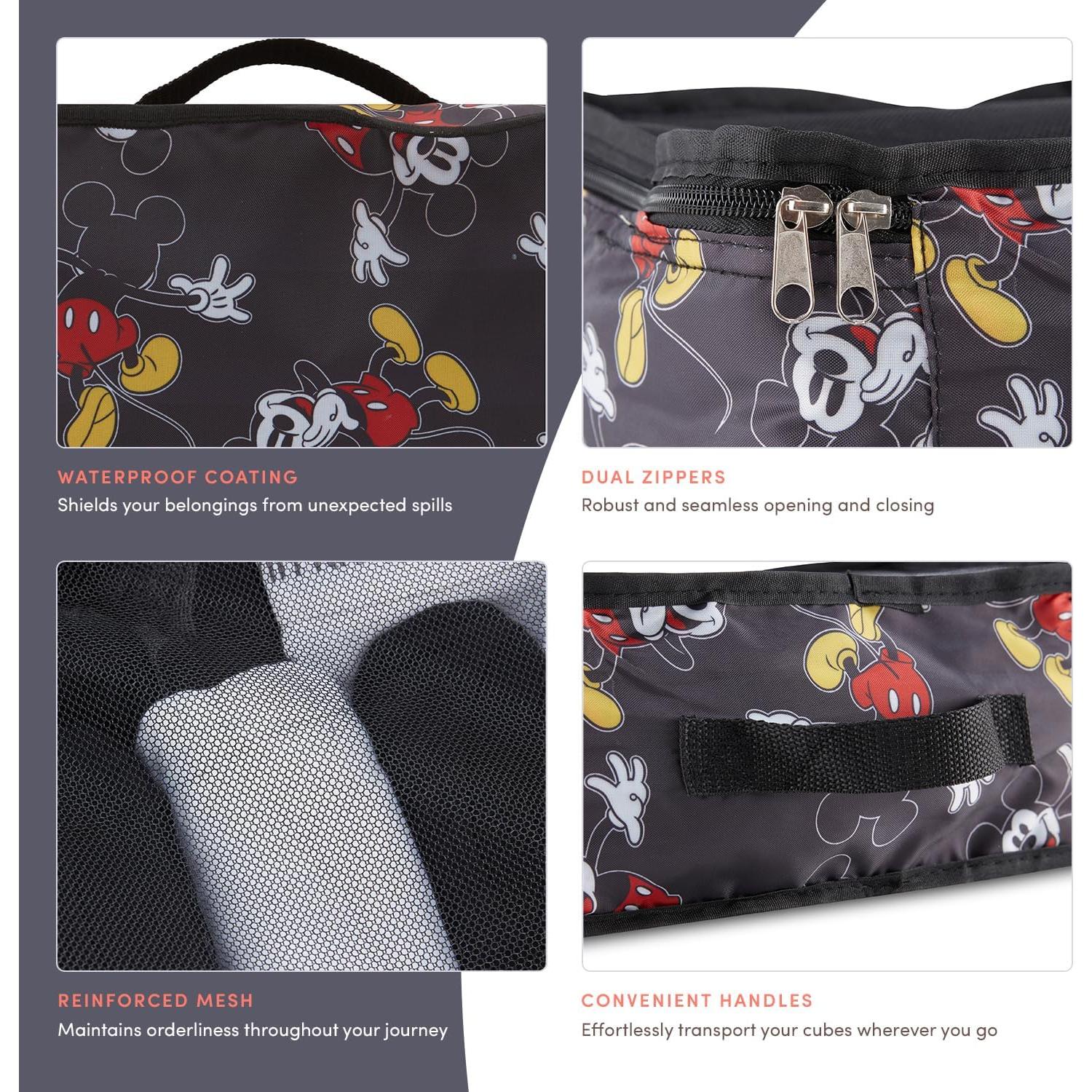 Conjunto de 5 Cubos de Empaque Disney - Mickey, Minnie, Pooh