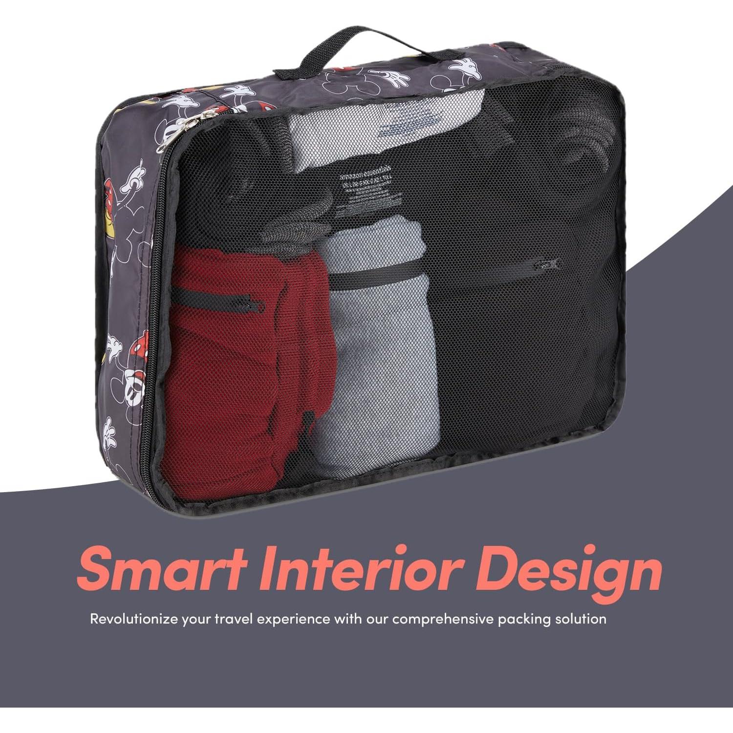 Conjunto de 5 Cubos de Empaque Disney - Mickey, Minnie, Pooh