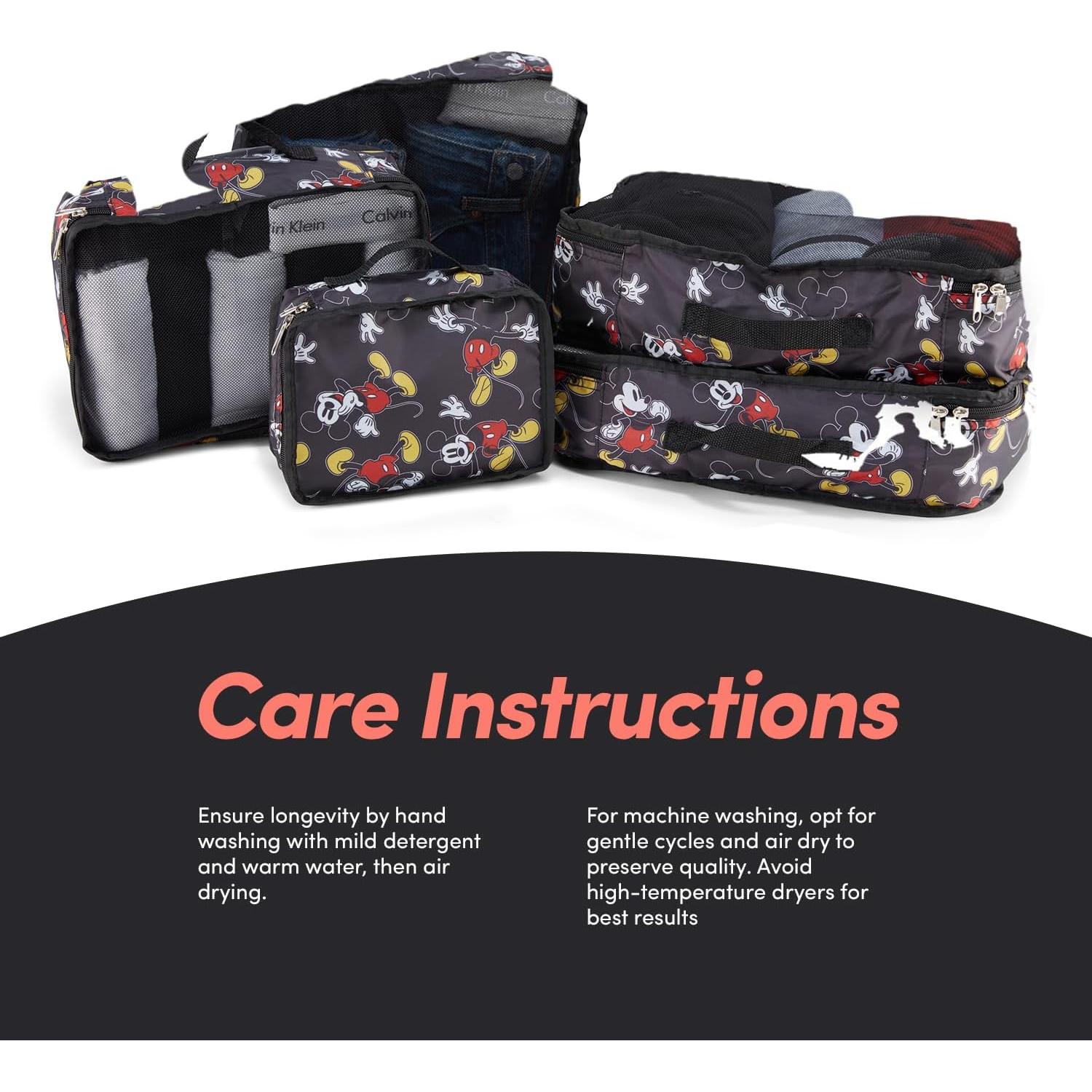 Conjunto de 5 Cubos de Empaque Disney - Mickey, Minnie, Pooh