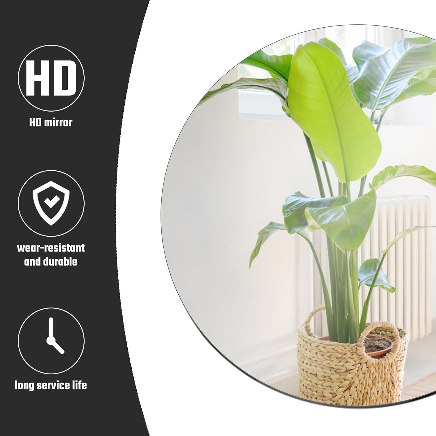 Bandejas Espejadas Redondas Seelenruhe 10" 12 PCS Decoración