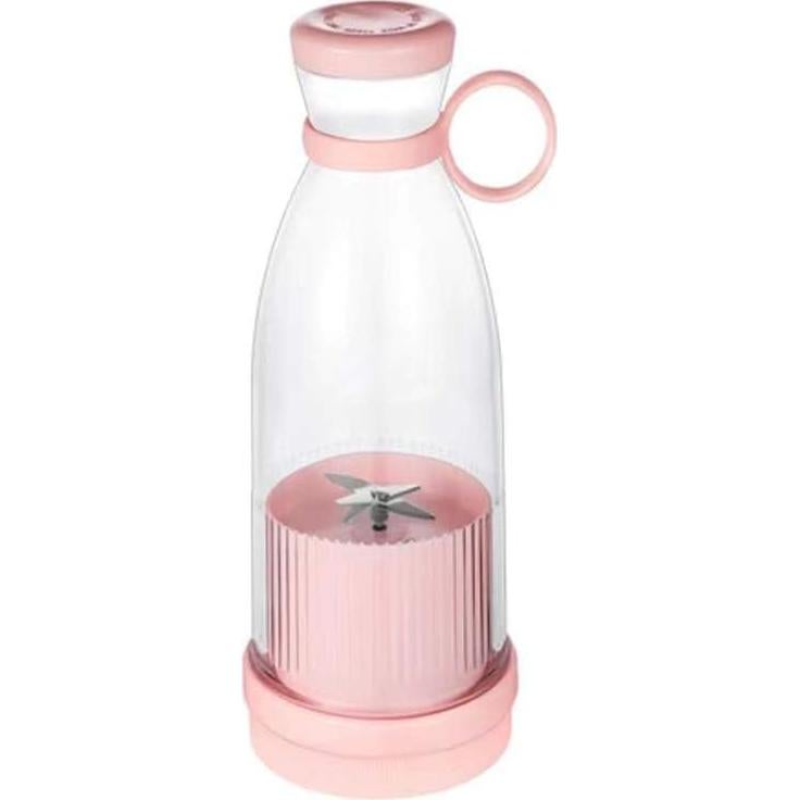 Mezclador Portátil PUPZY Rosa 335 ml Carga Rápida USB