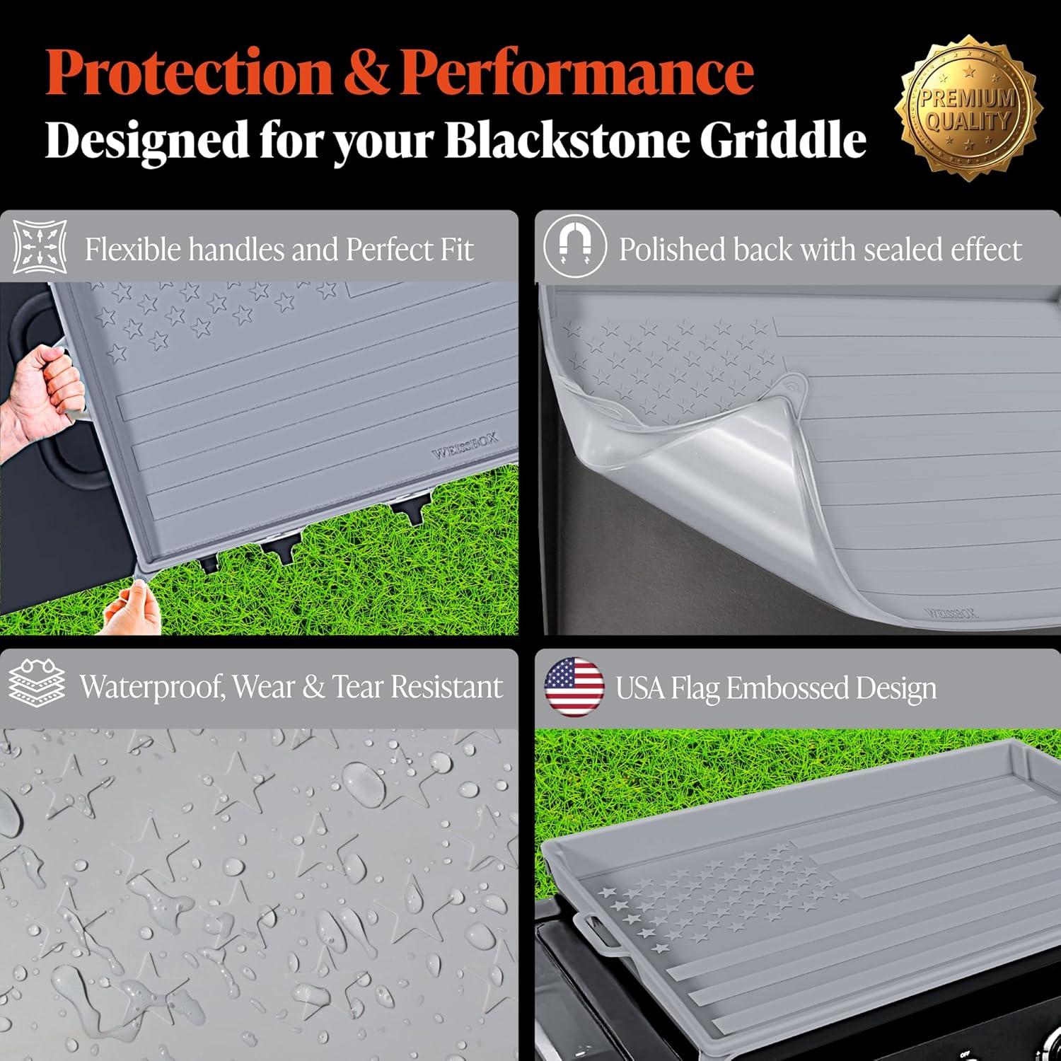 Alfombrilla de silicona para plancha Blackstone 22" WEISSBOX