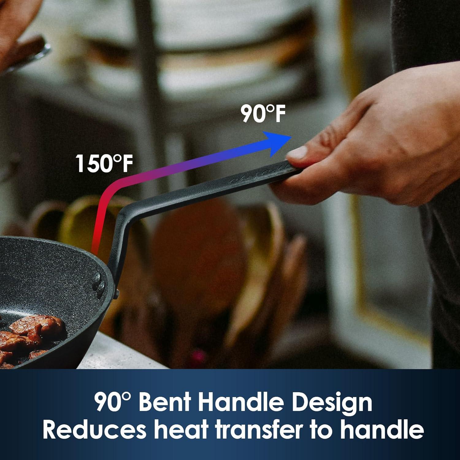 Juego de Sartenes Antiadherentes SENSARTE 10 y 12 Pulgadas